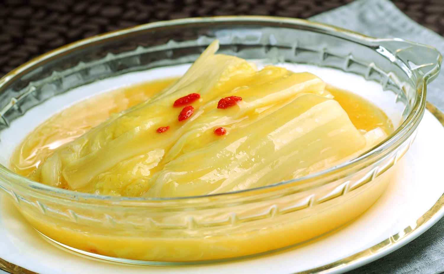 高清图片餐饮美食川菜鸡汁娃娃菜()高清图片