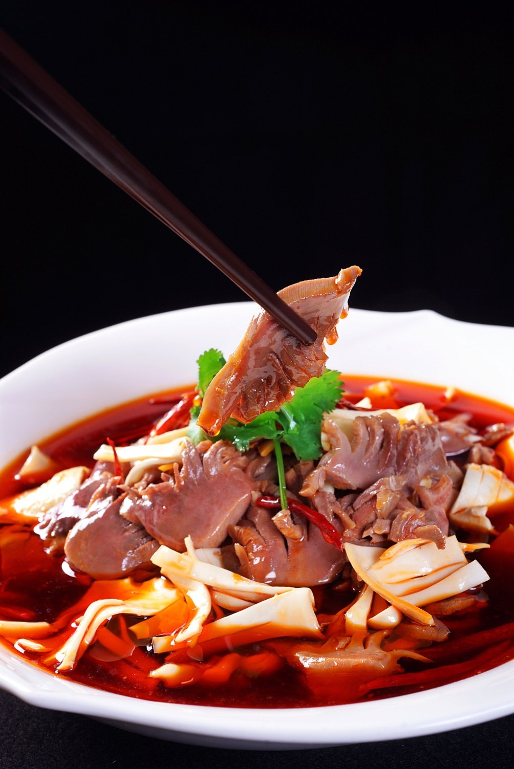 餐饮美食辣味双脆宣传图片灯箱