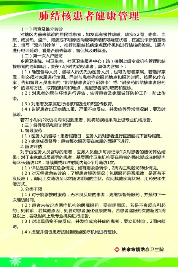 防治肺结核宣传知识 (2)