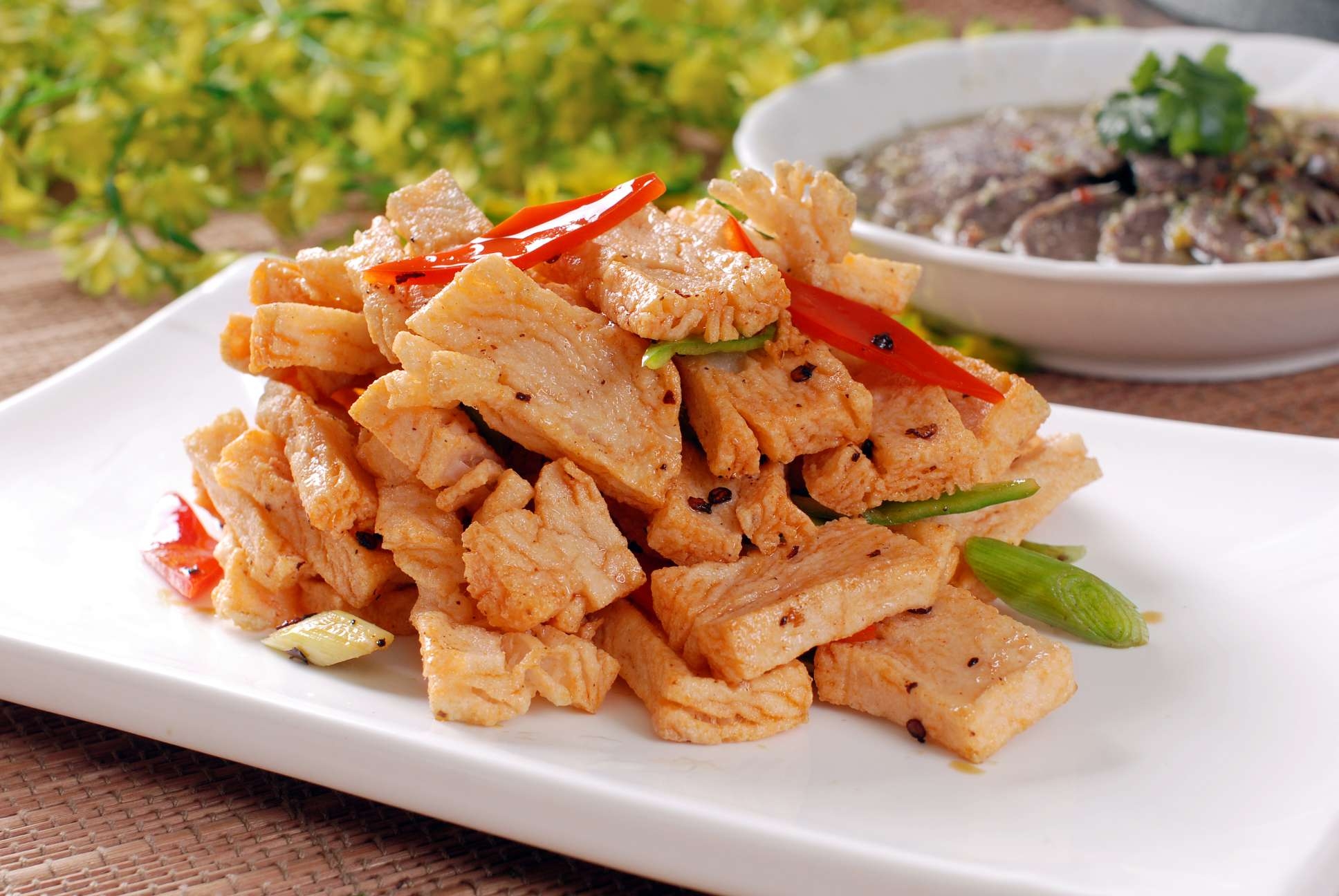 餐饮美食回香脆豆腐宣传图片灯箱