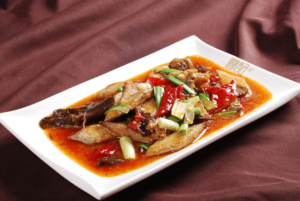 餐饮美食家常带鱼宣传图片灯箱