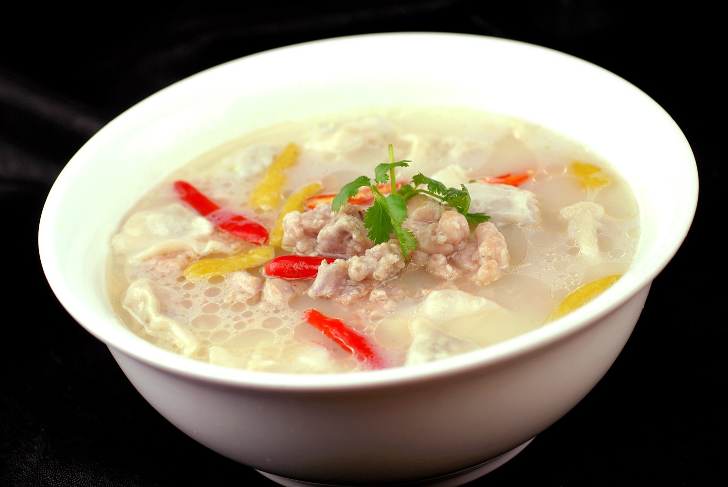 餐饮美食川菜山椒水饺兔高清图片