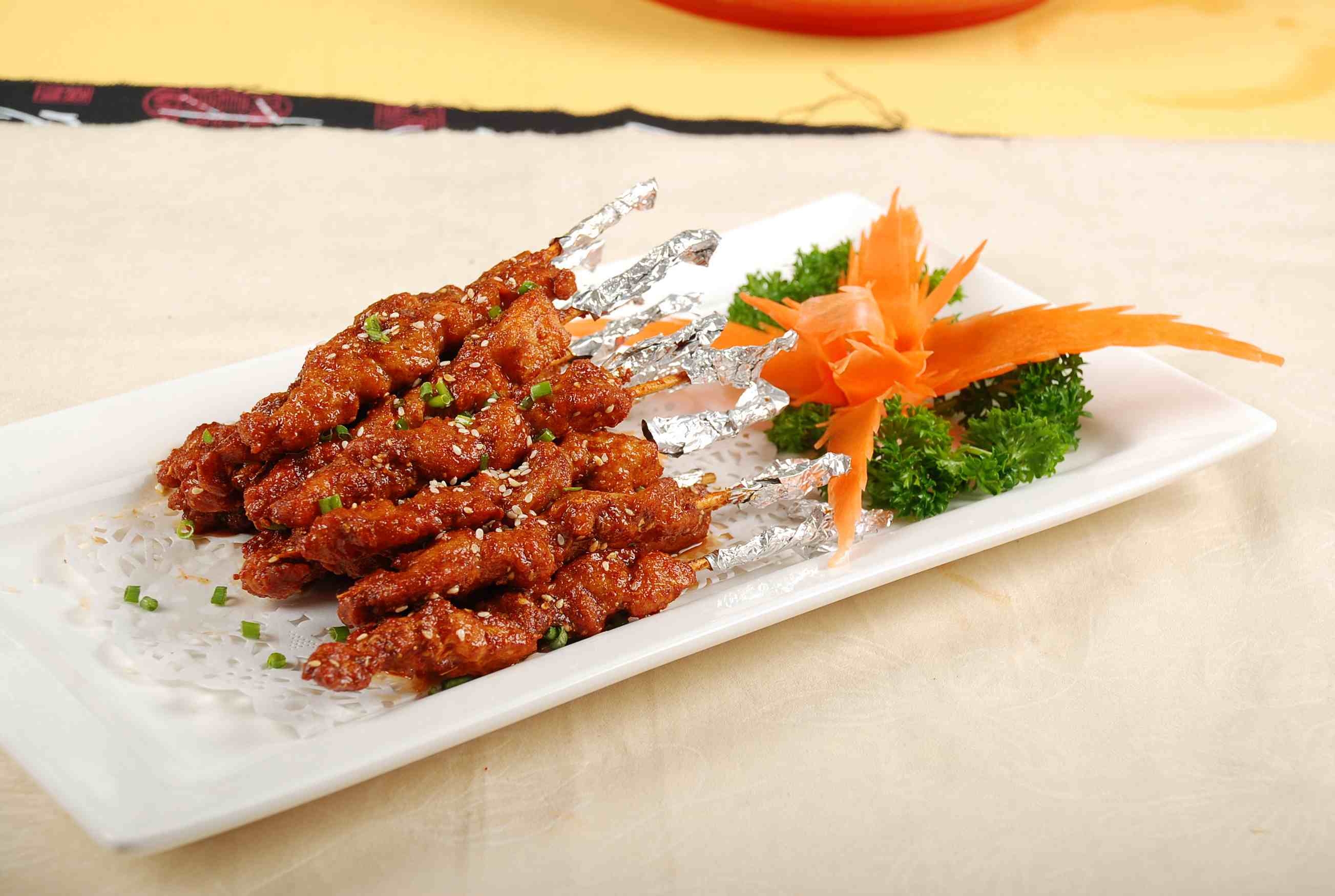 餐饮美食香辣串香野兔宣传图片灯箱