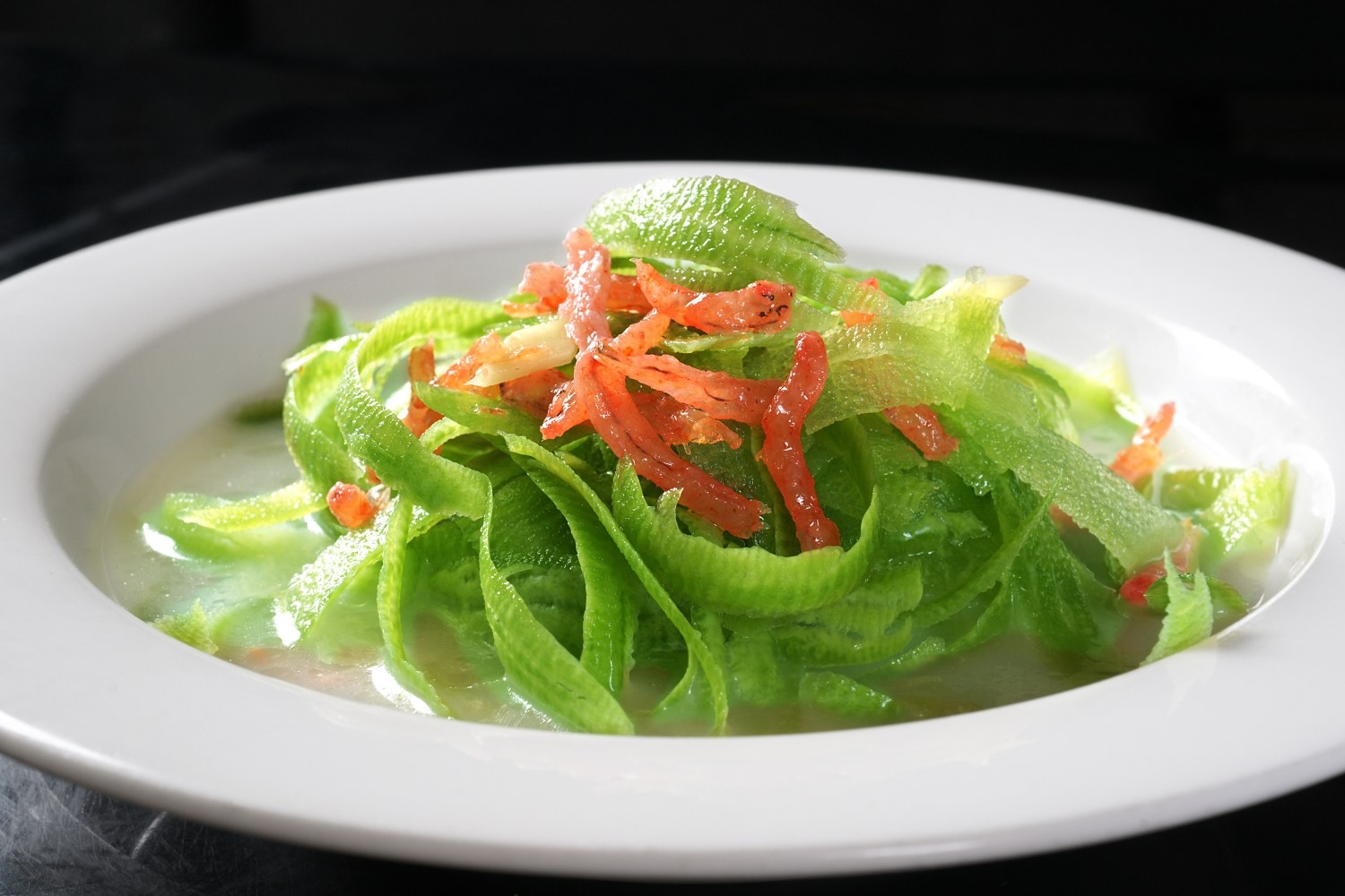 高清图片餐饮美食川菜浓汤斗门虾干泡凉瓜青高清图片537