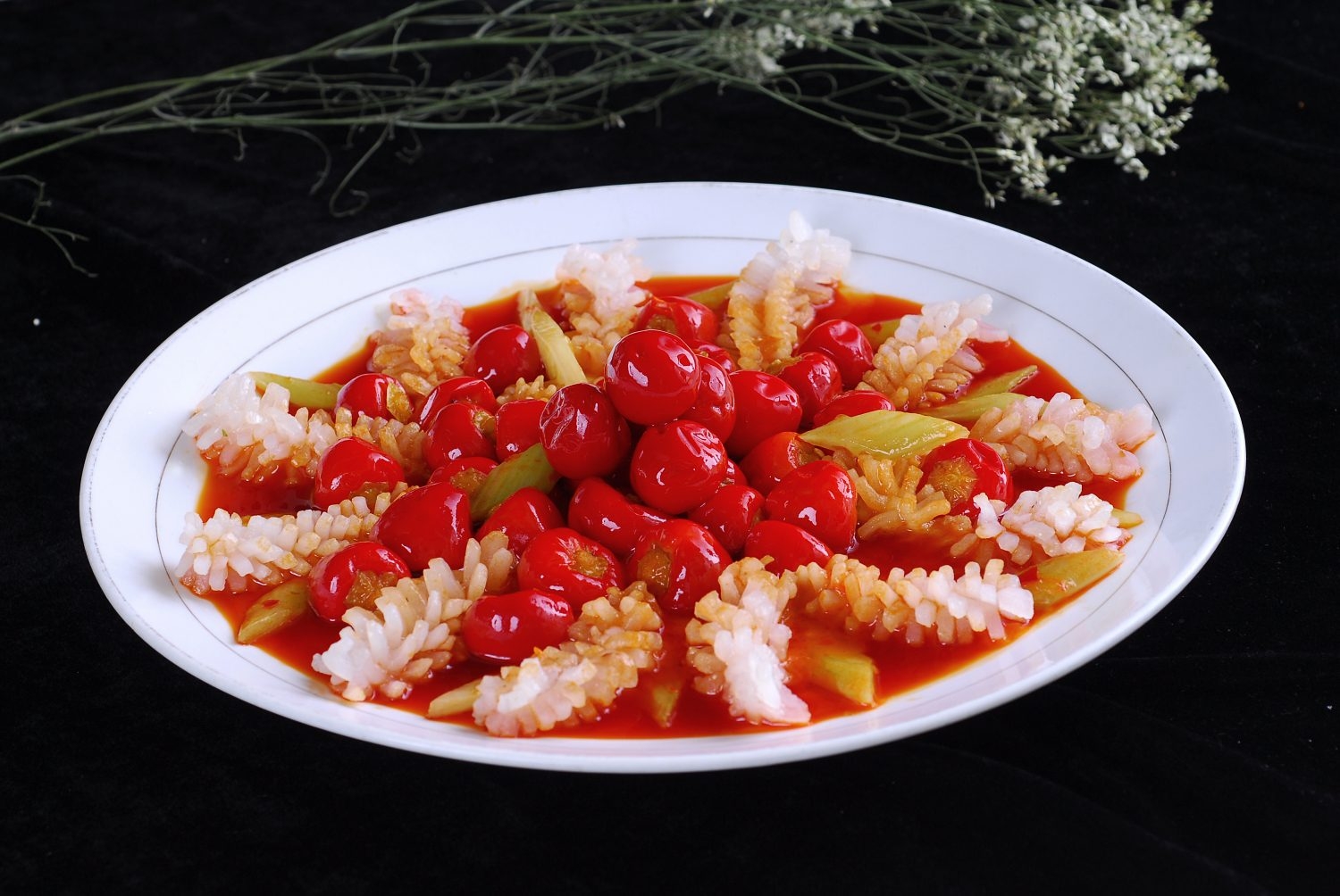 泡椒墨鱼花高清图片