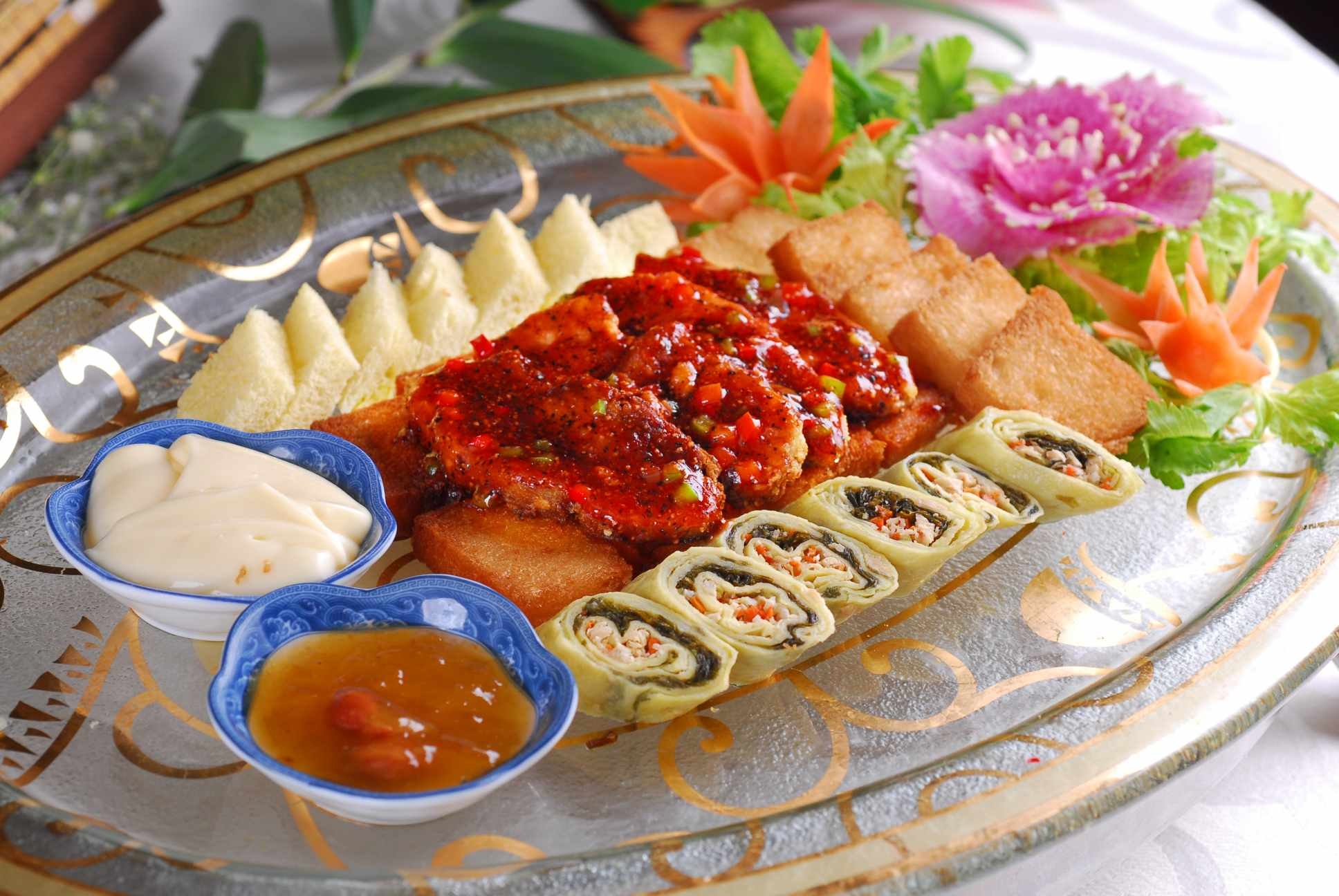 高清图片餐饮美食川菜法式煎鹅肝高清图片