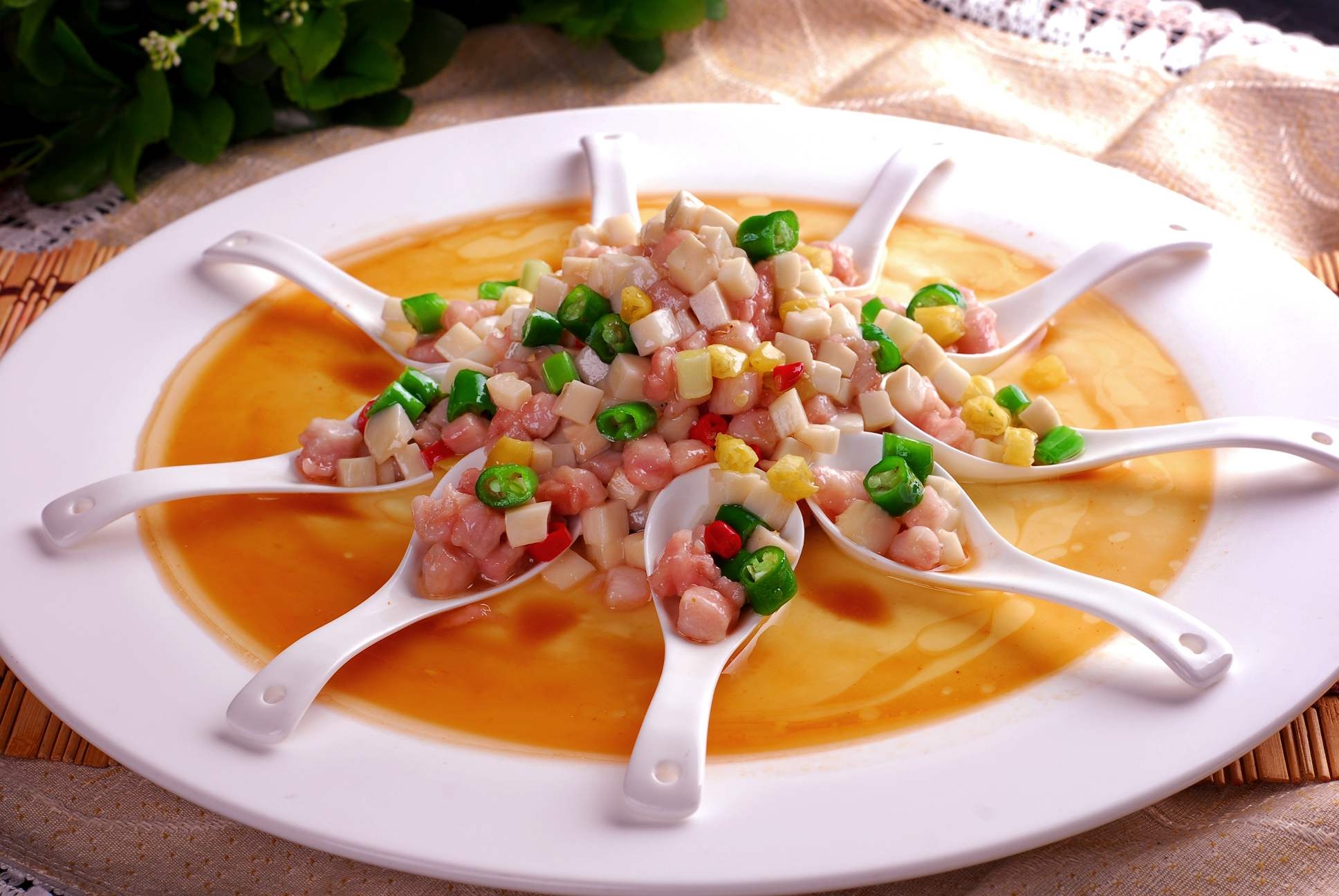 高清图片餐饮美食川菜杏鲍菇爆松板高清图片929