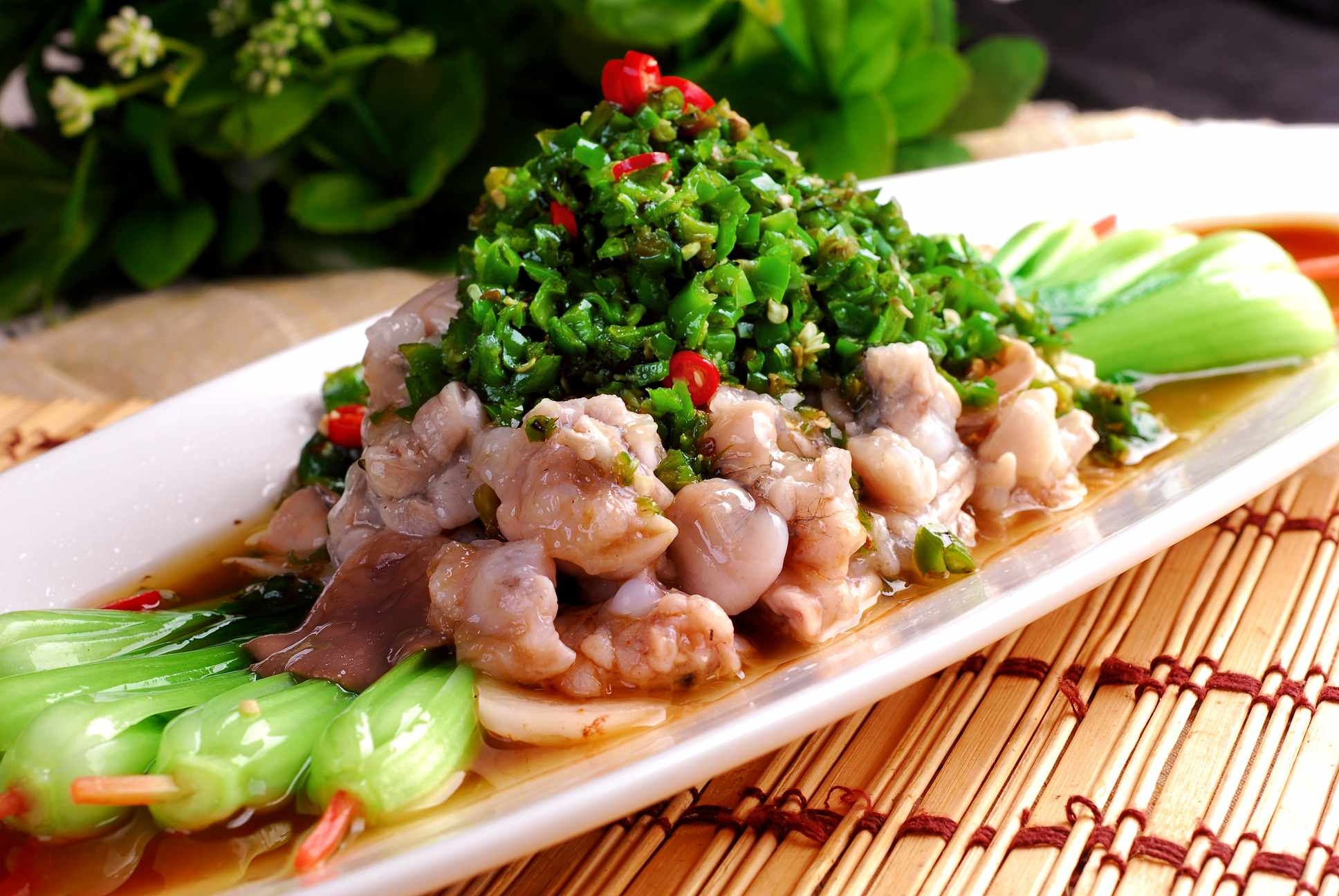 餐饮美食烧椒美蛙宣传图片灯箱