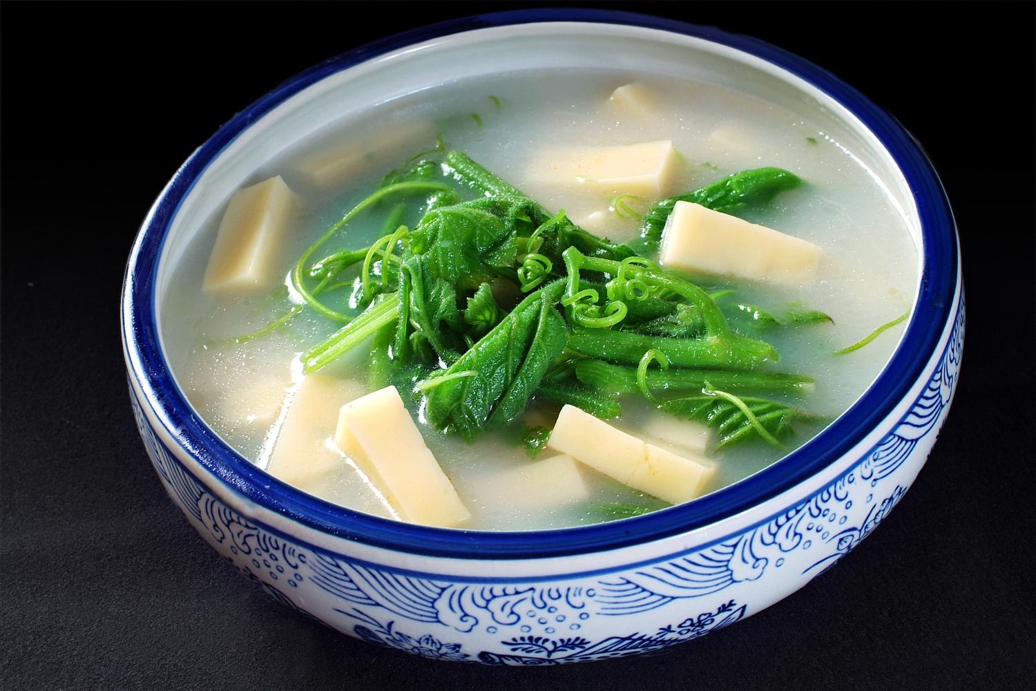 餐饮美食米豆腐南瓜尖宣传图片灯箱