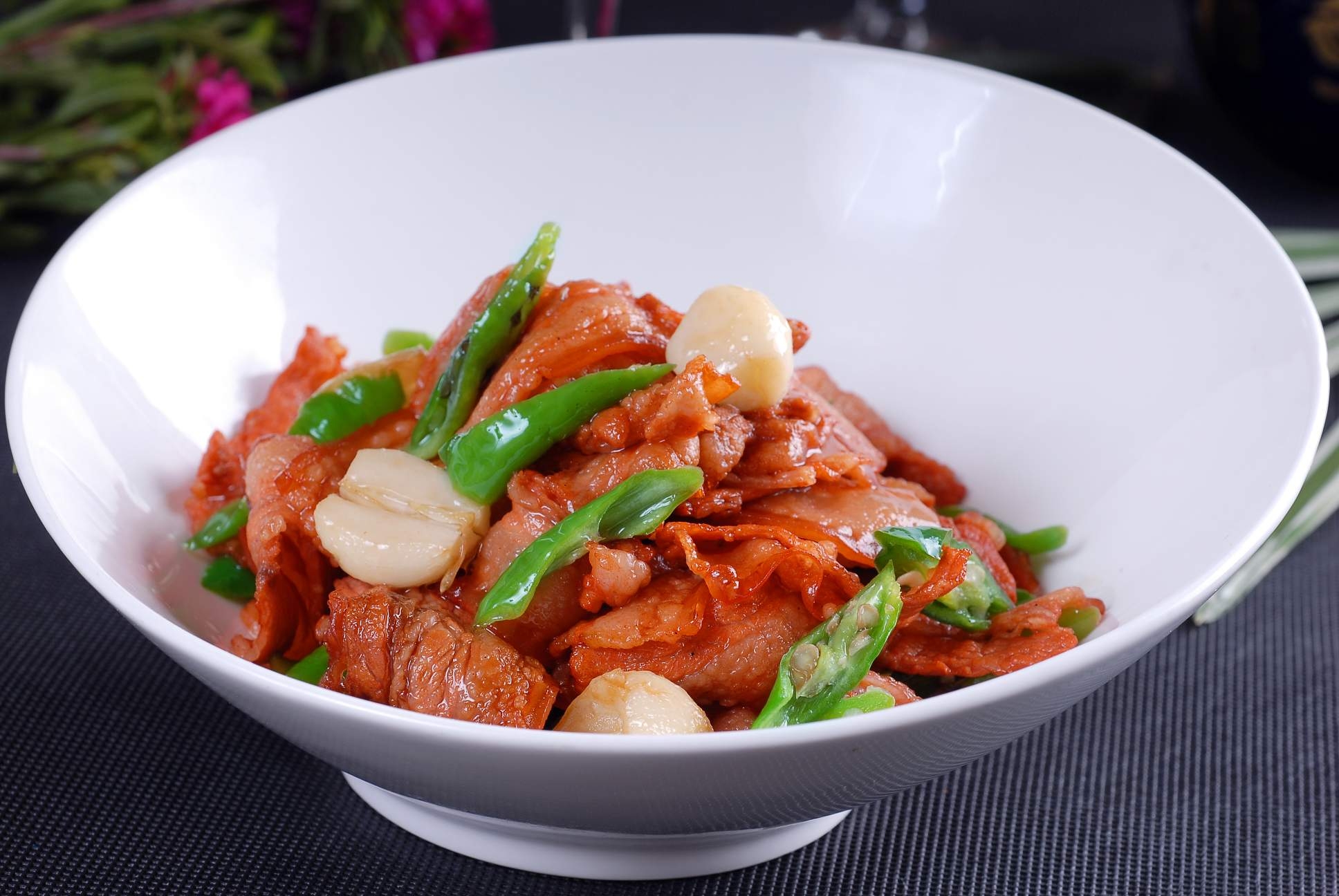 高清图片餐饮美食川菜尖椒小炒肉高清图片