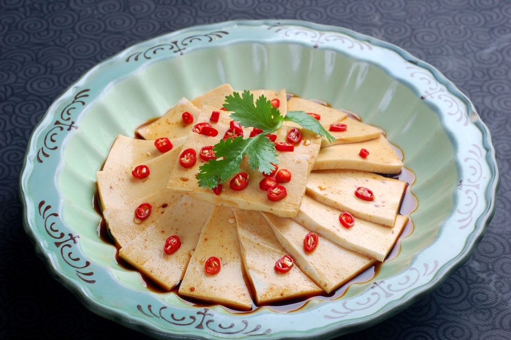 餐饮美食丽景花豆腐高清图片