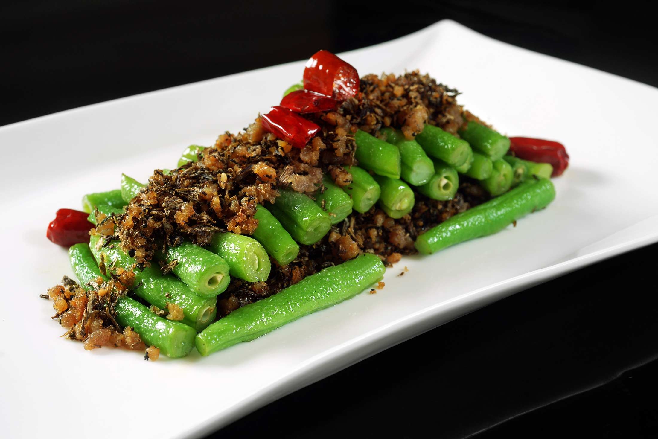 高清图片餐饮美食川菜干煸四季豆高清图片138