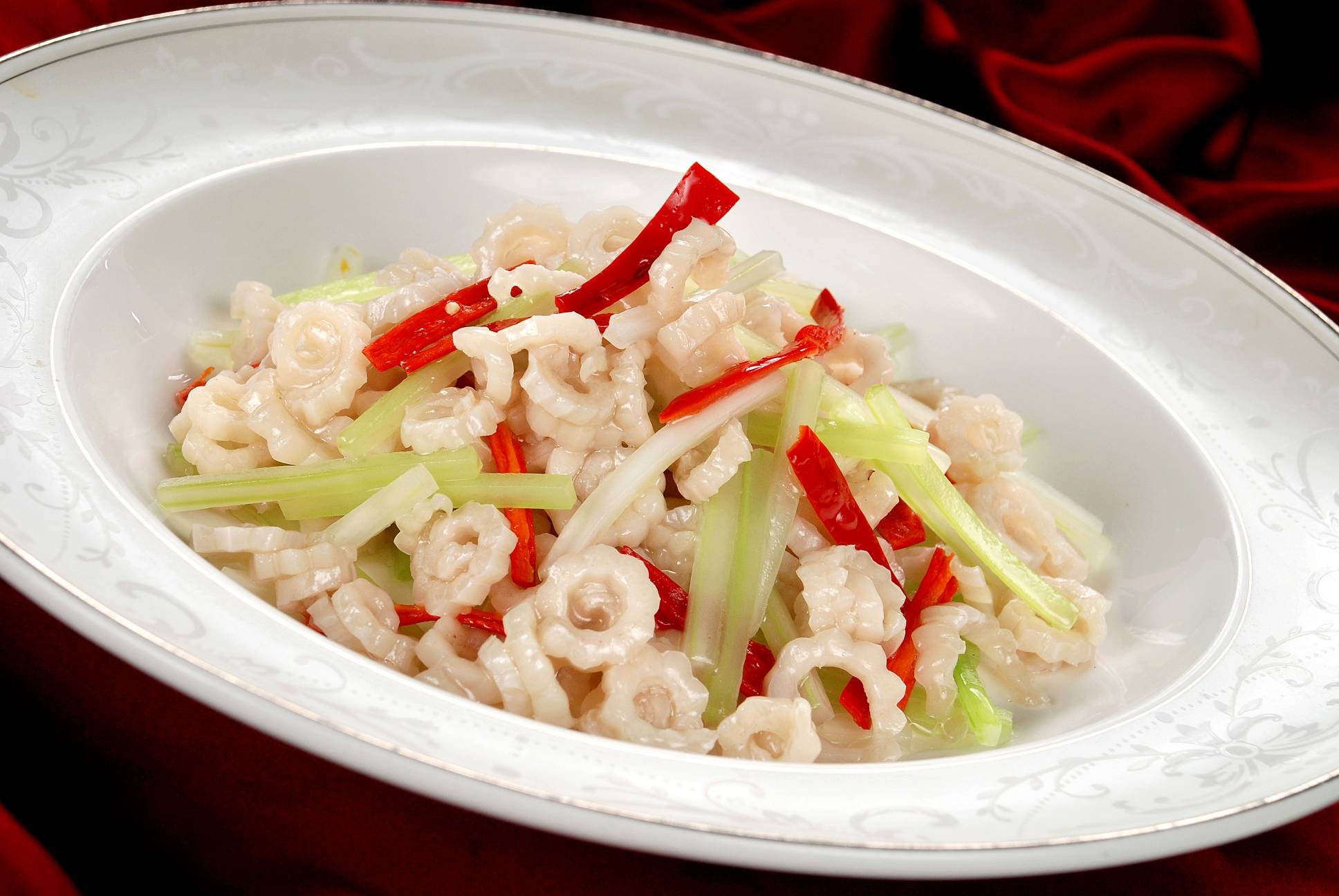 餐饮美食川菜米椒爆天梯高清图片