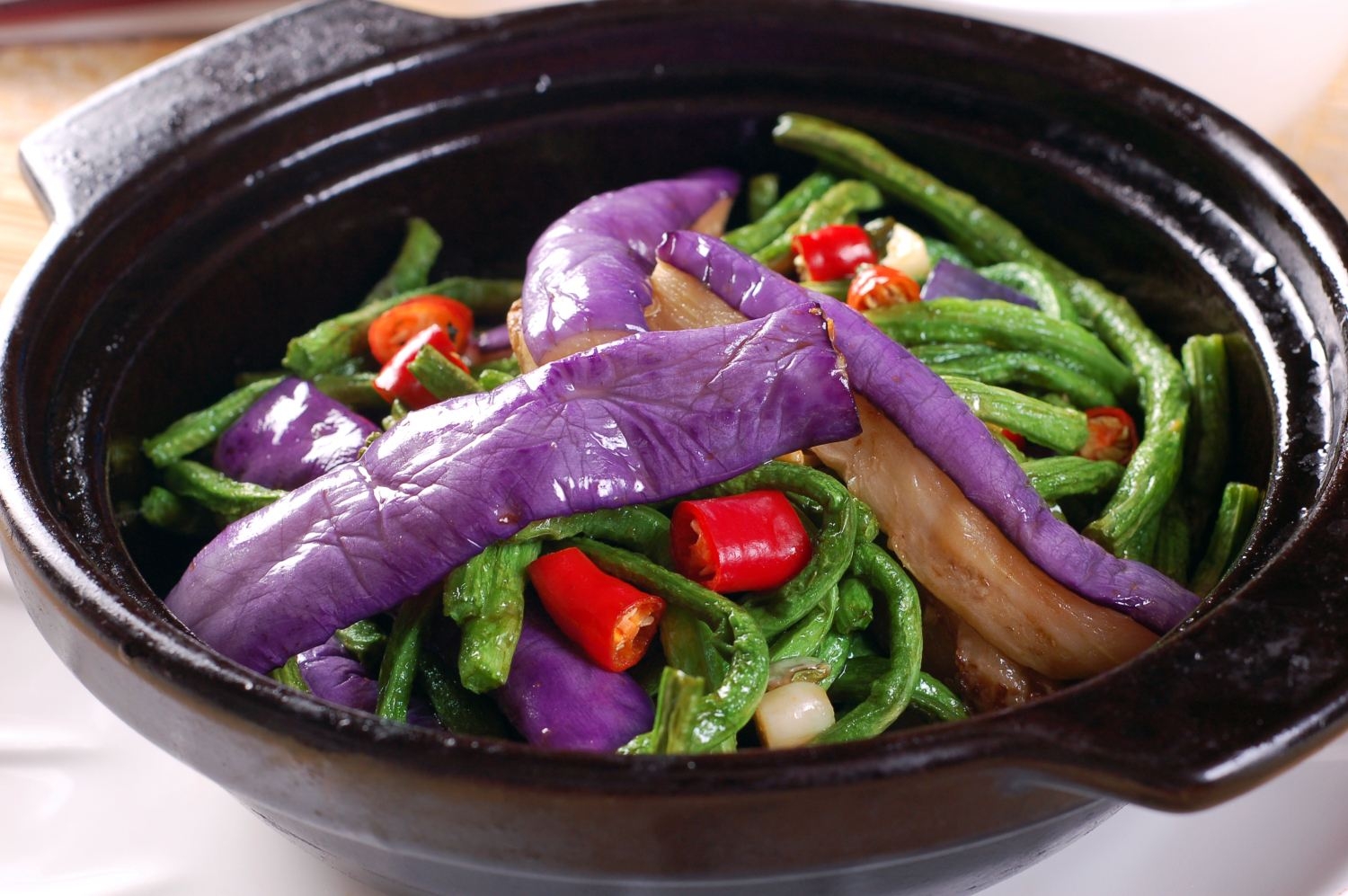 茄子豇豆高清图片