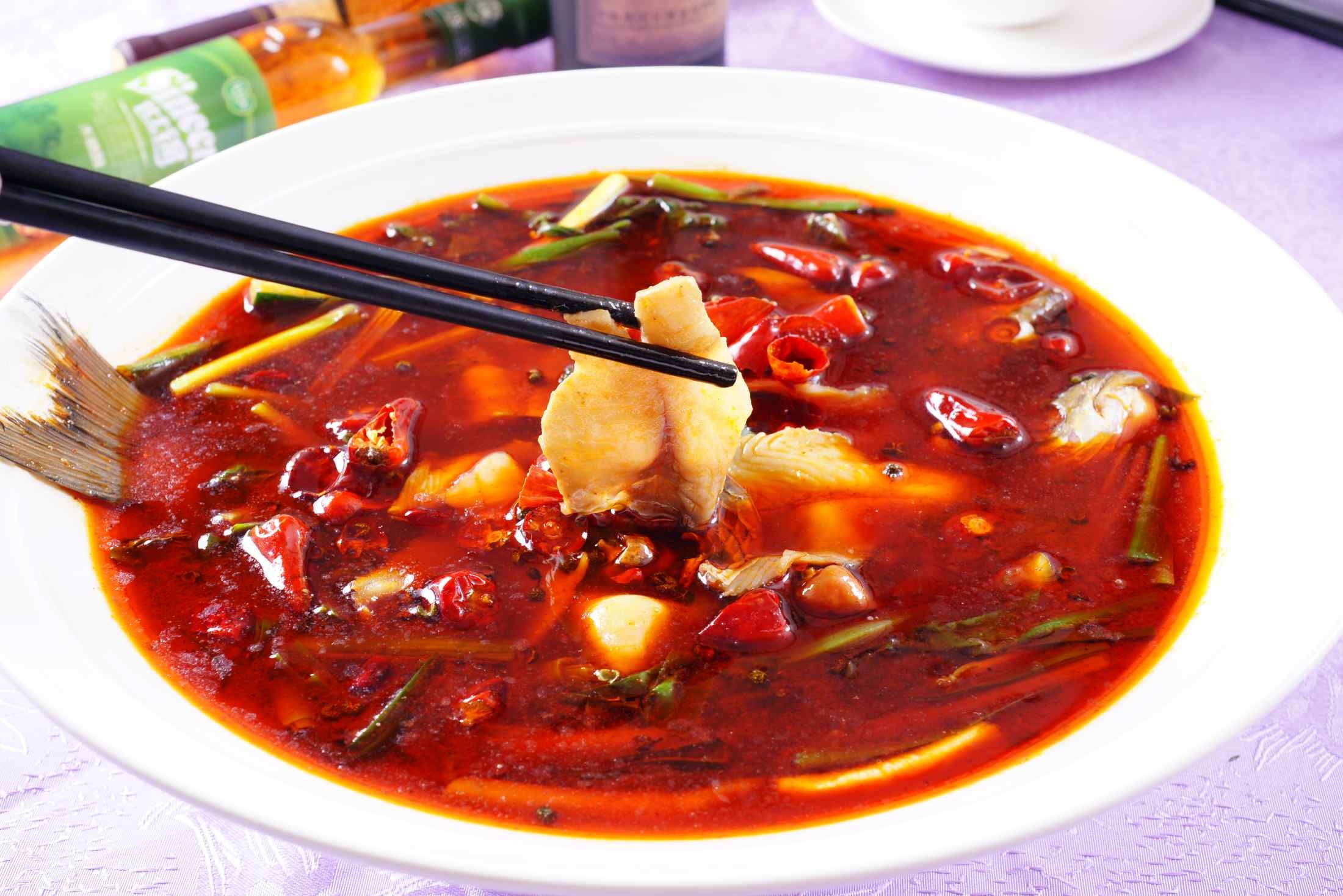 餐饮美食藤椒鱼高清图片