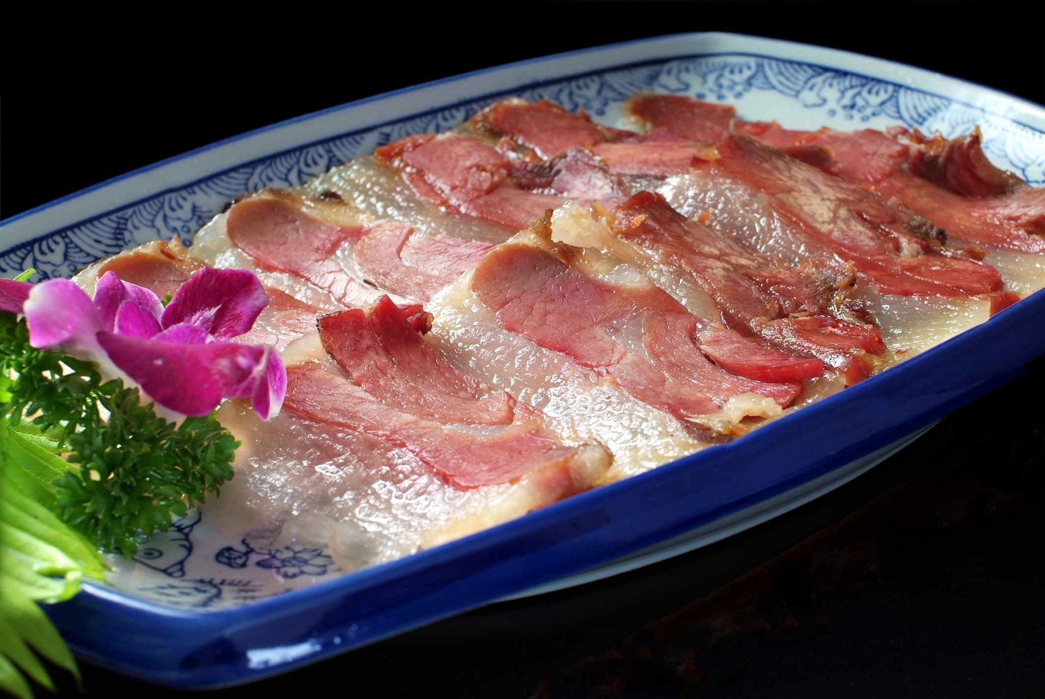 大片腊肉高清图片