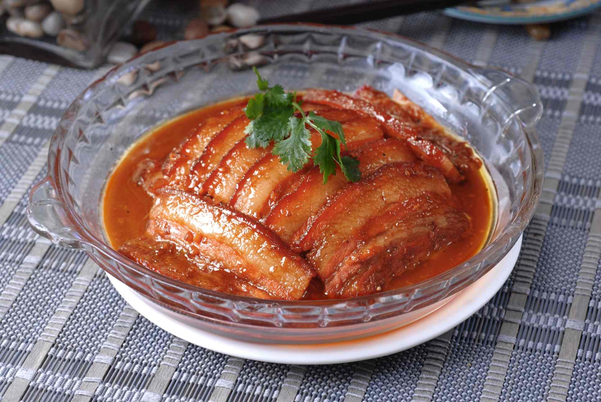 餐饮美食香芋扣肉高清图片