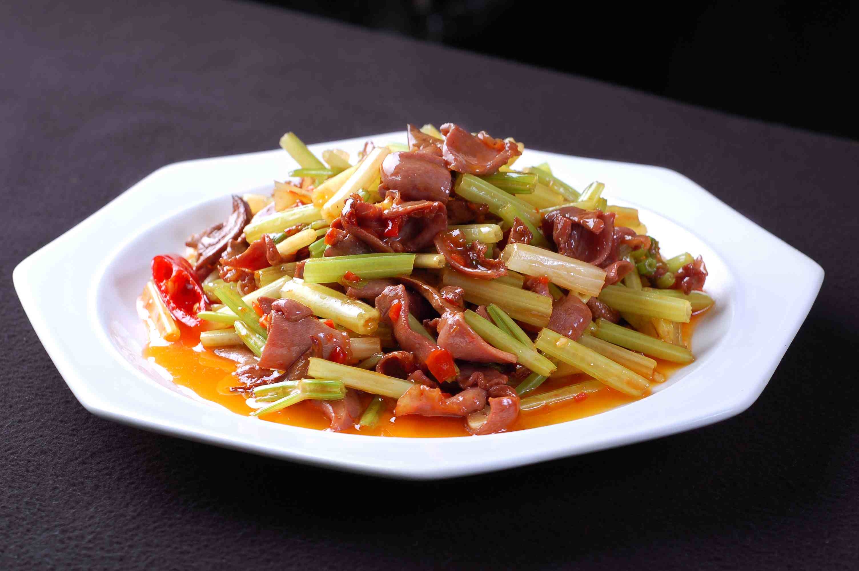 高清图片餐饮美食川菜芹菜炒杂高清图片597