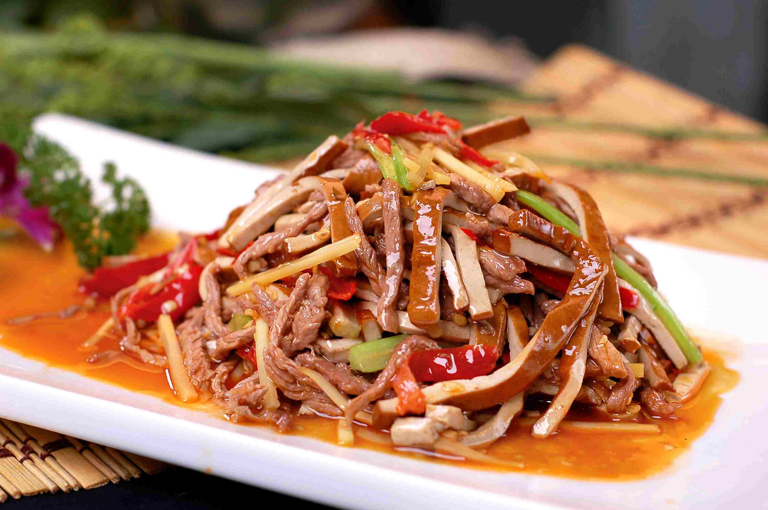 家妇牛肉丝高清图片