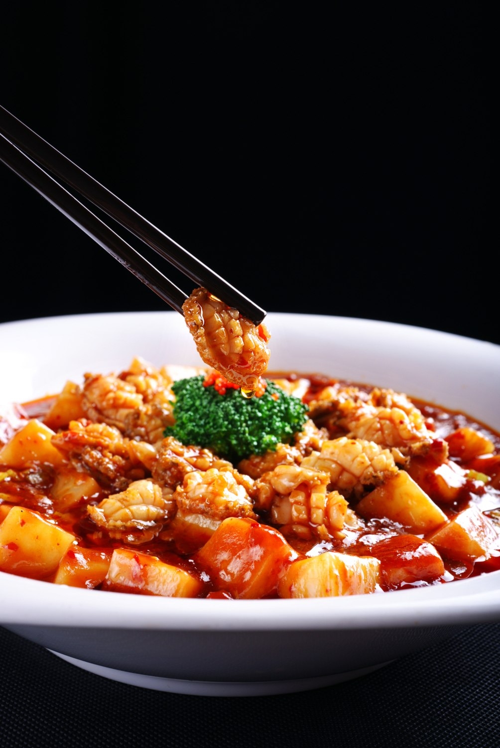 高清图片餐饮美食川菜凉粉鲍鱼高清图片