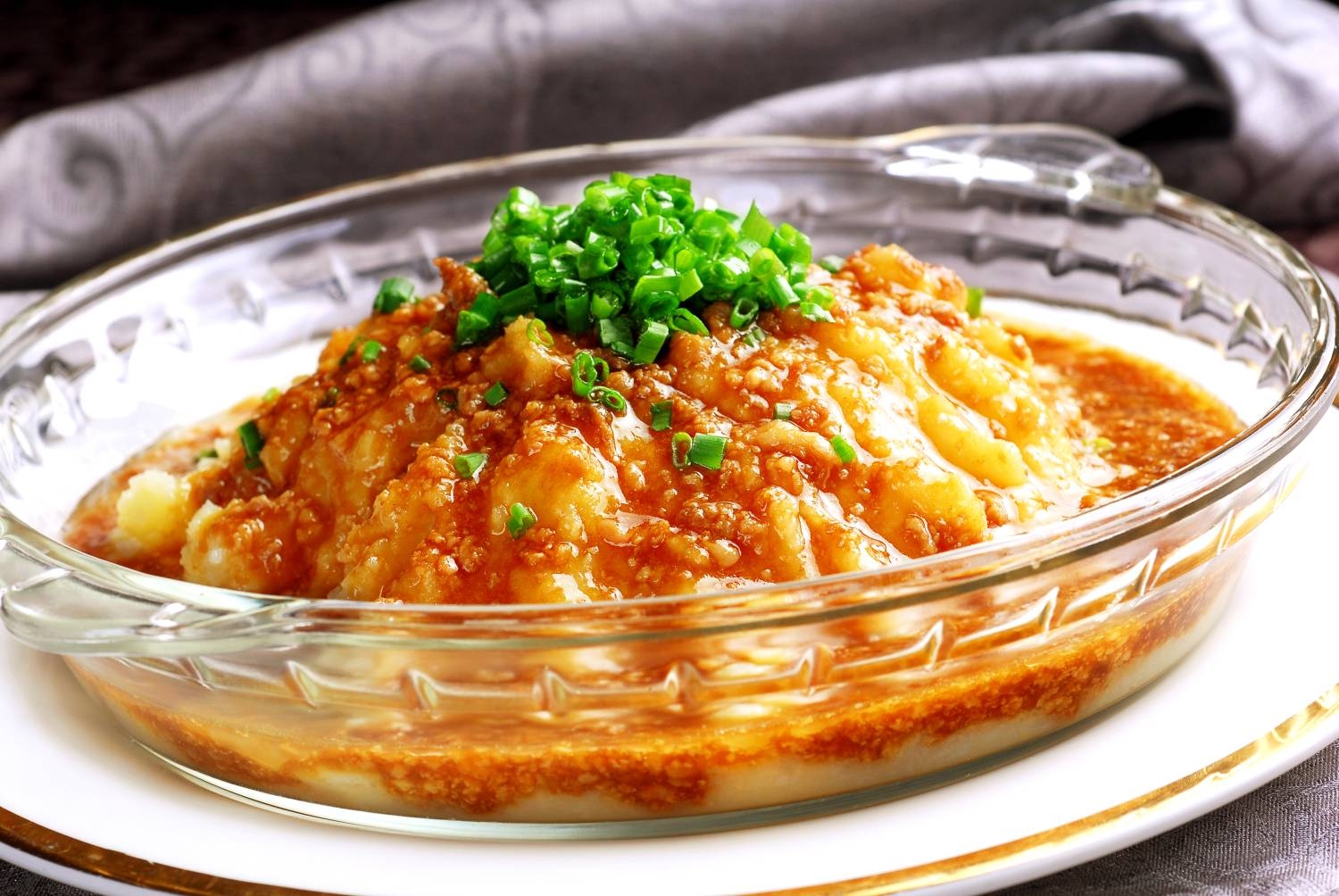 餐饮美食川菜风味酸菜土豆泥高清图片134