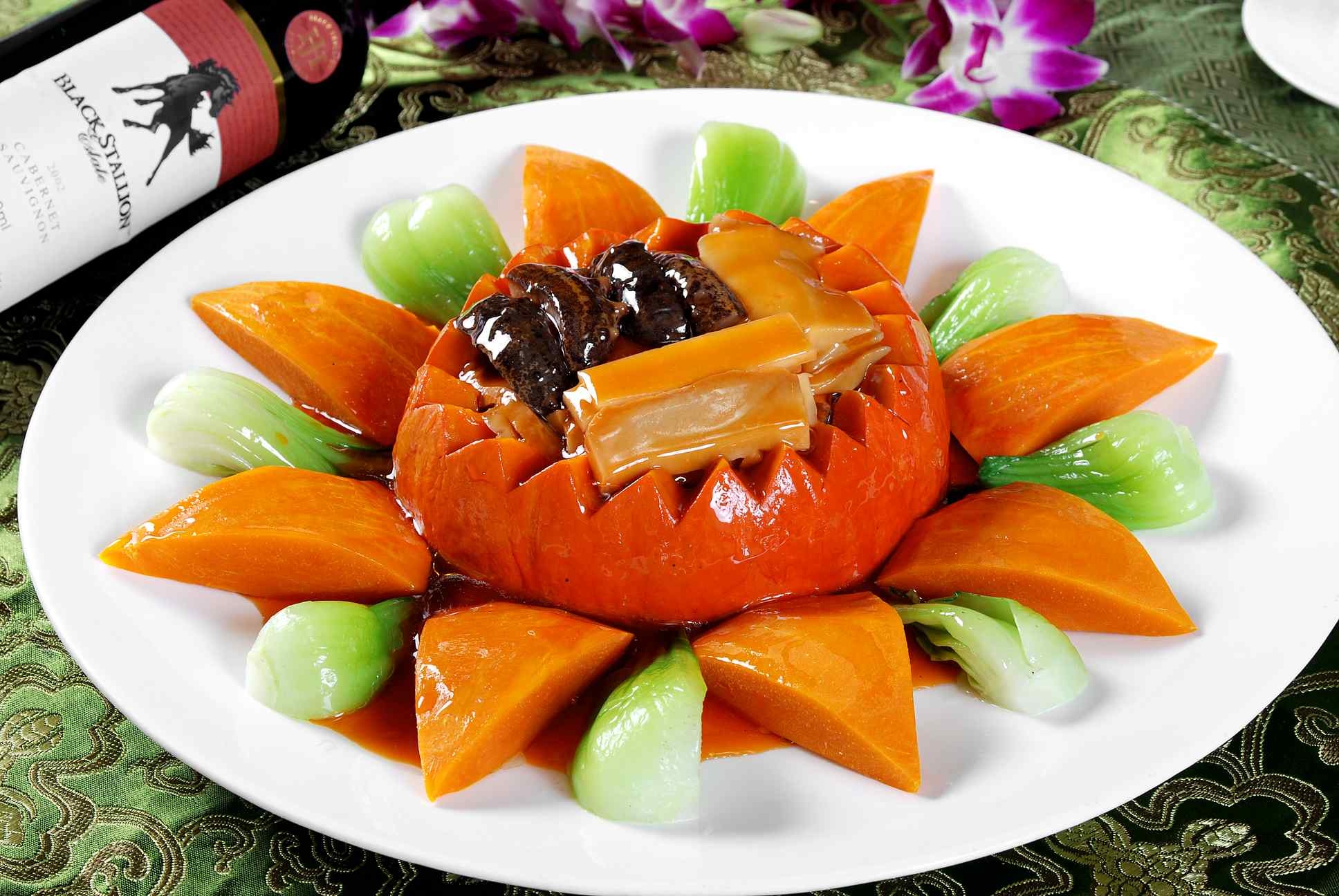 餐饮美食川菜富贵金瓜环高清图片147