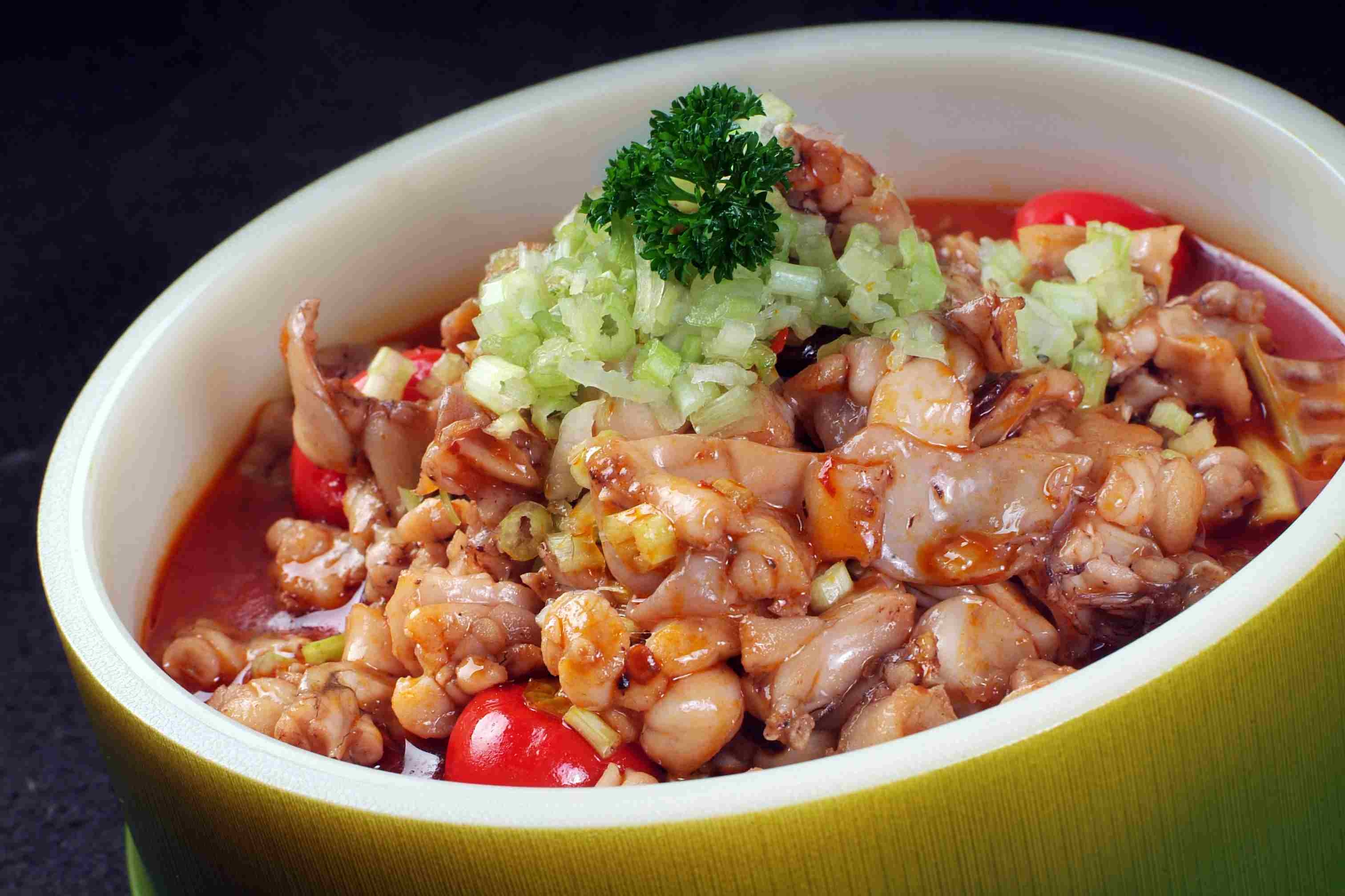 餐饮美食竹筒美蛙宣传图片灯箱