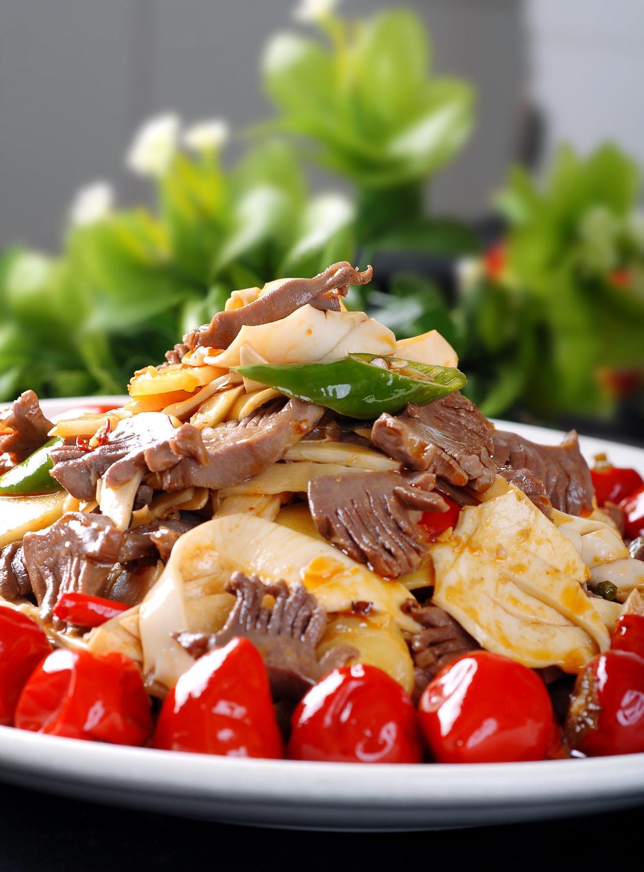 高清图片餐饮美食川菜特色菜品泡椒双脆高清图片