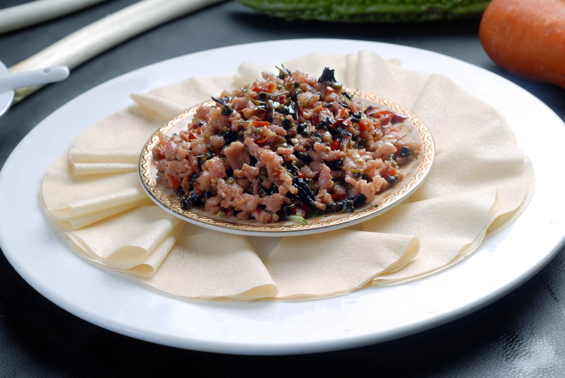 餐饮美食热-云南野菜包雁肉宣传图片灯箱