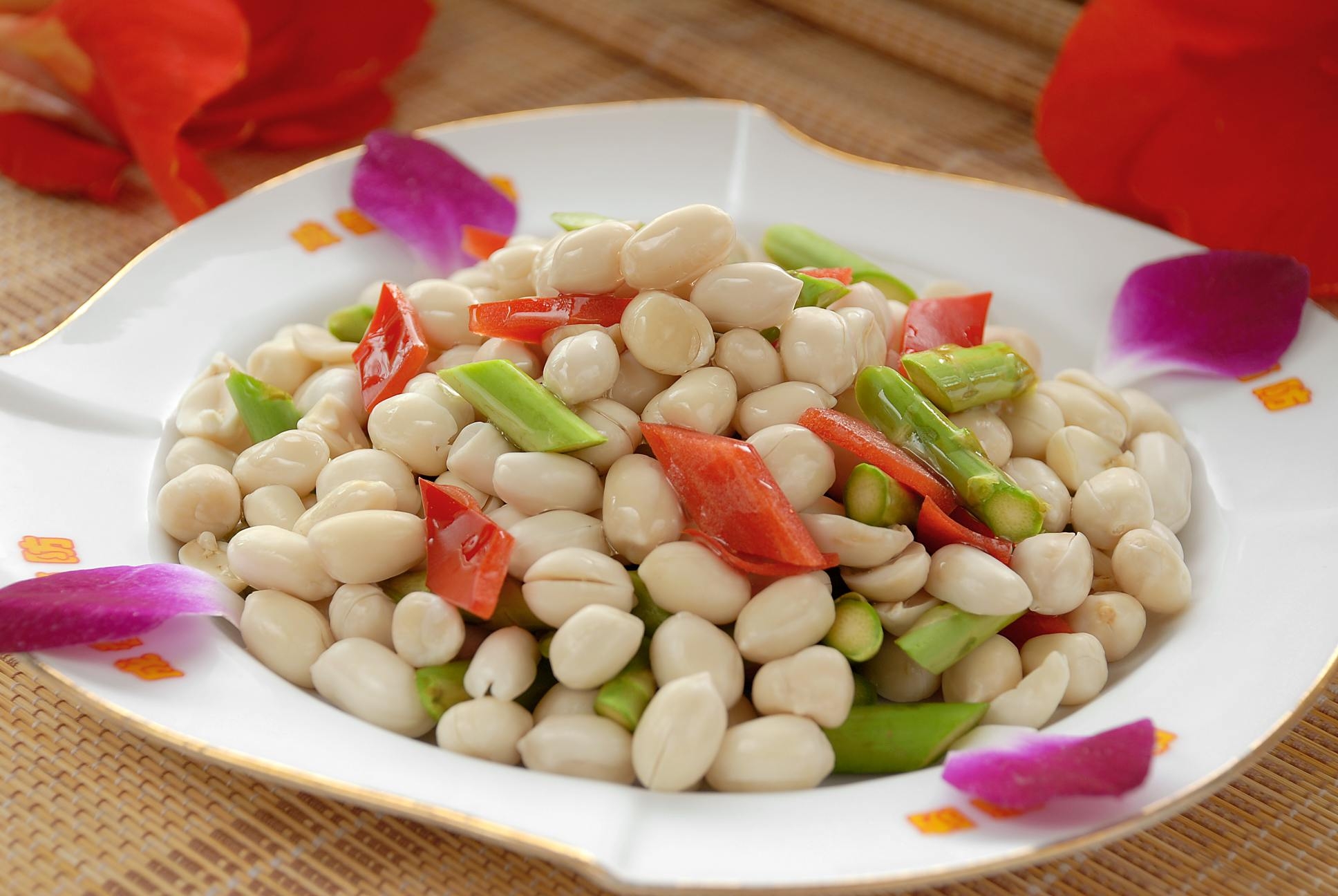 芦笋花仁高清图片