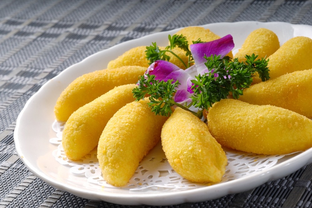 餐饮美食川菜脆皮香蕉高清图片71