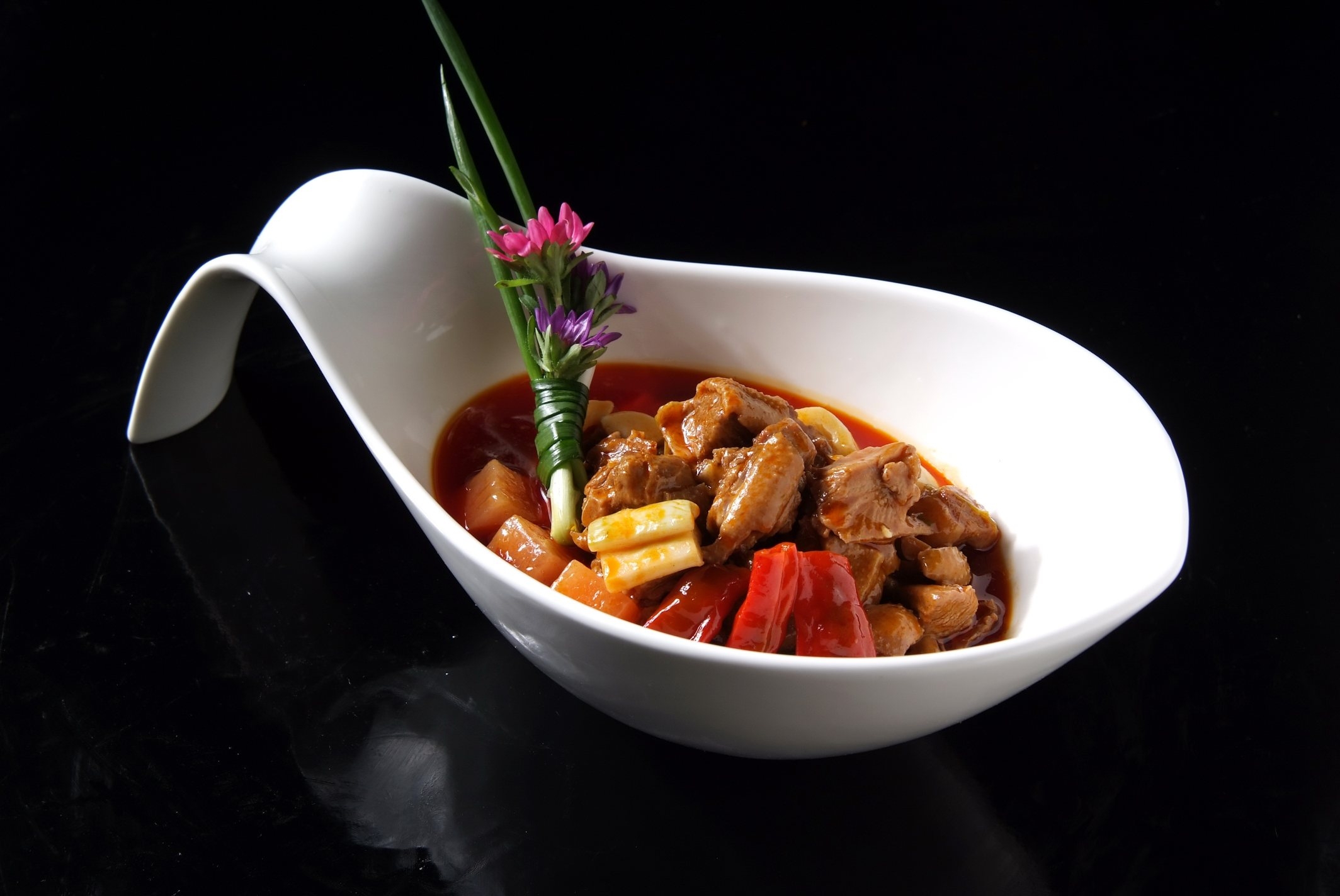 餐饮美食苦笋焖大雁宣传图片灯箱