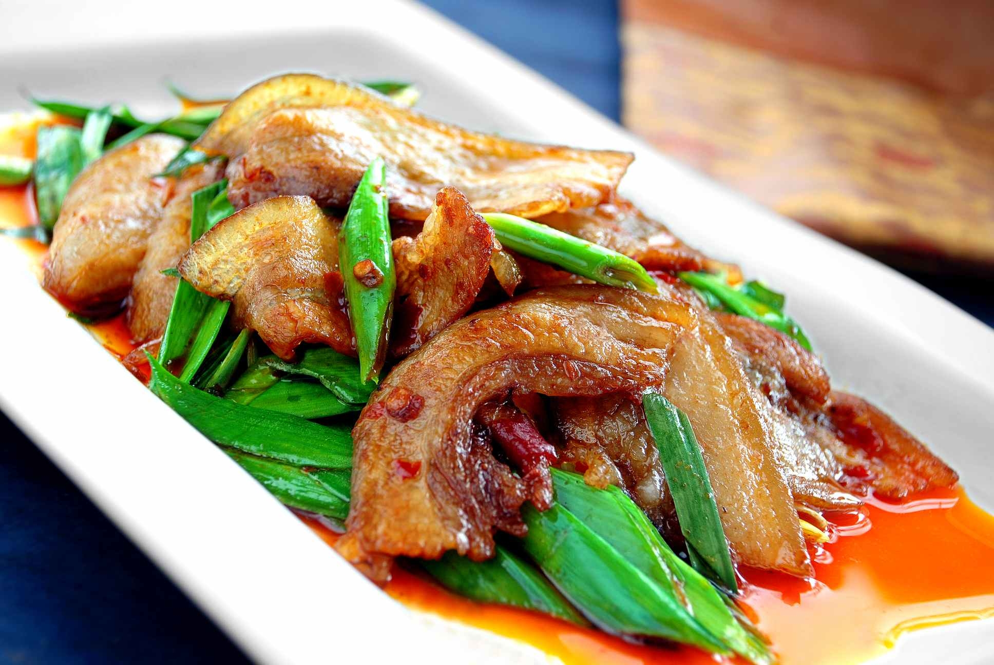 餐饮美食热家常回锅肉高清图片