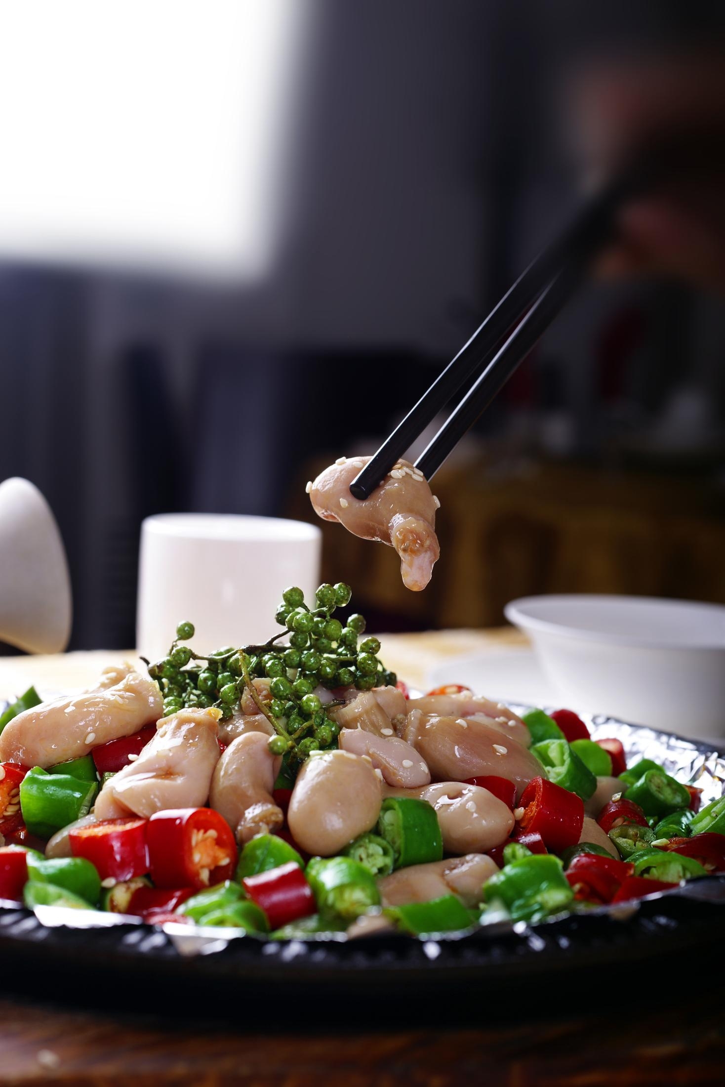 餐饮美食酱汁口口脆宣传图片灯箱