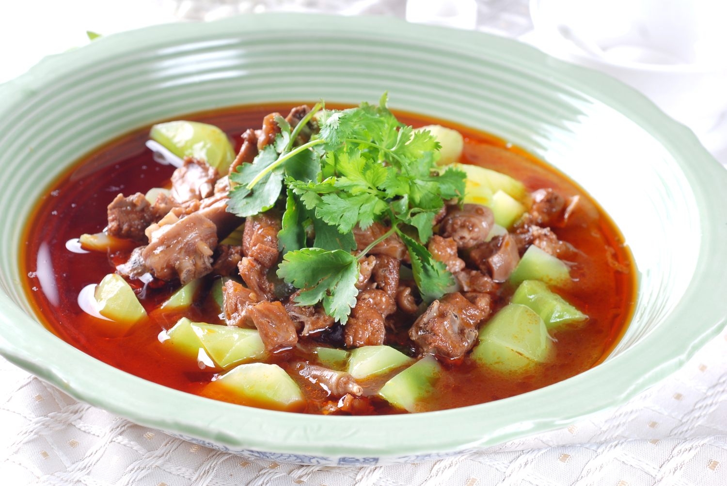 高清图片餐饮美食川菜青笋烧鸡鸭高清图片604