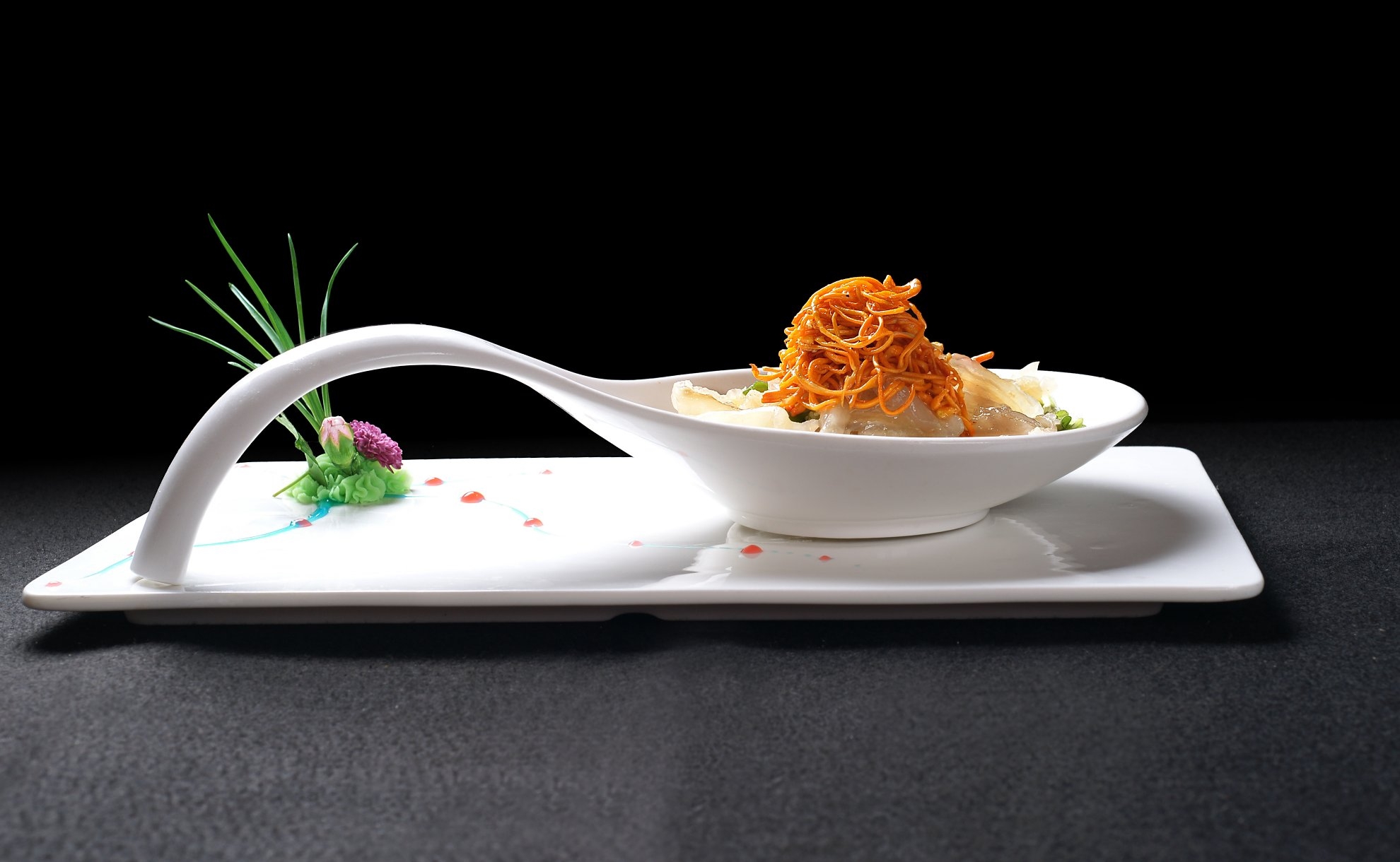 餐饮美食虫草花焗鹿筋咸鲜味宣传图片灯箱