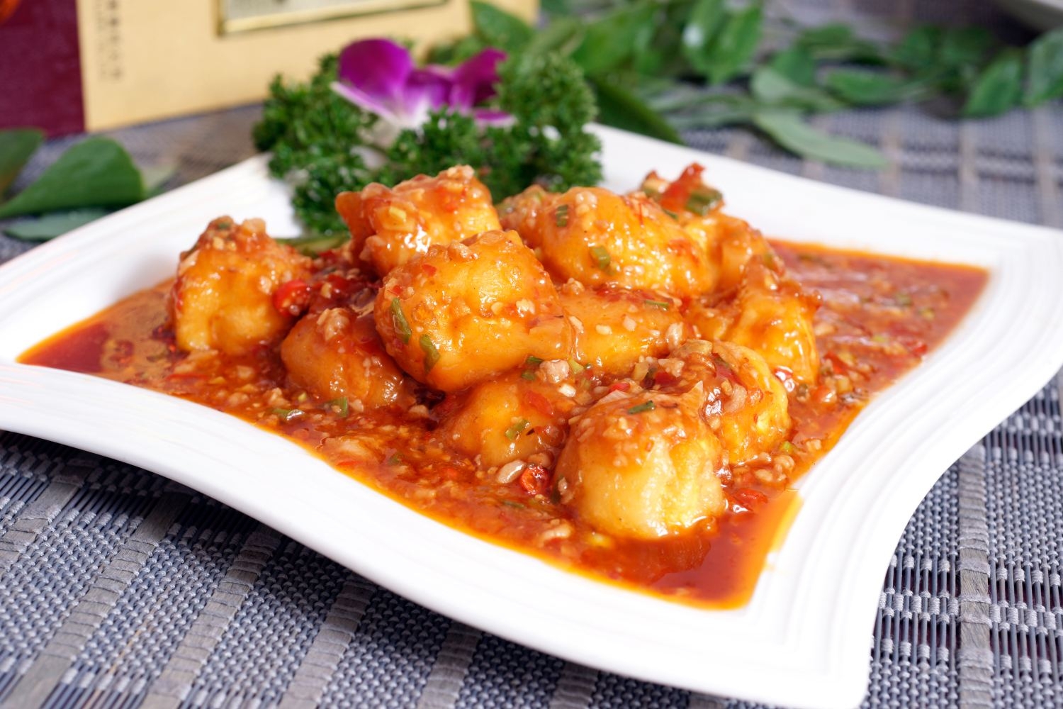 餐饮美食脆皮豆腐高清图片