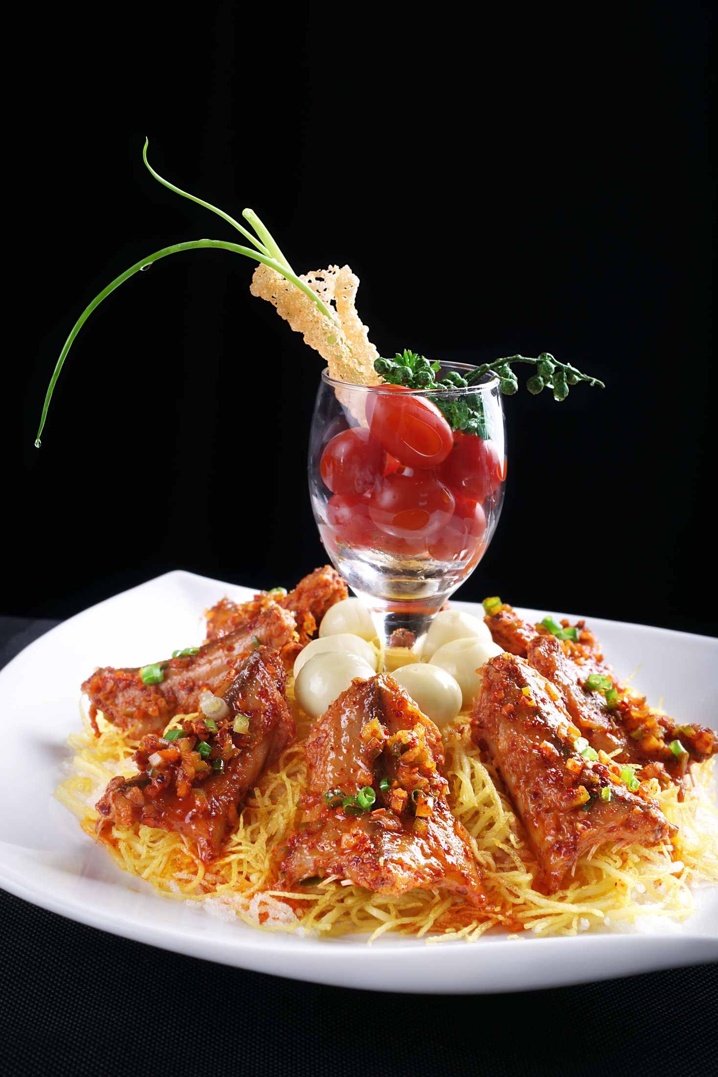 高清图片餐饮美食川菜蒜珠蛇碌高清图片