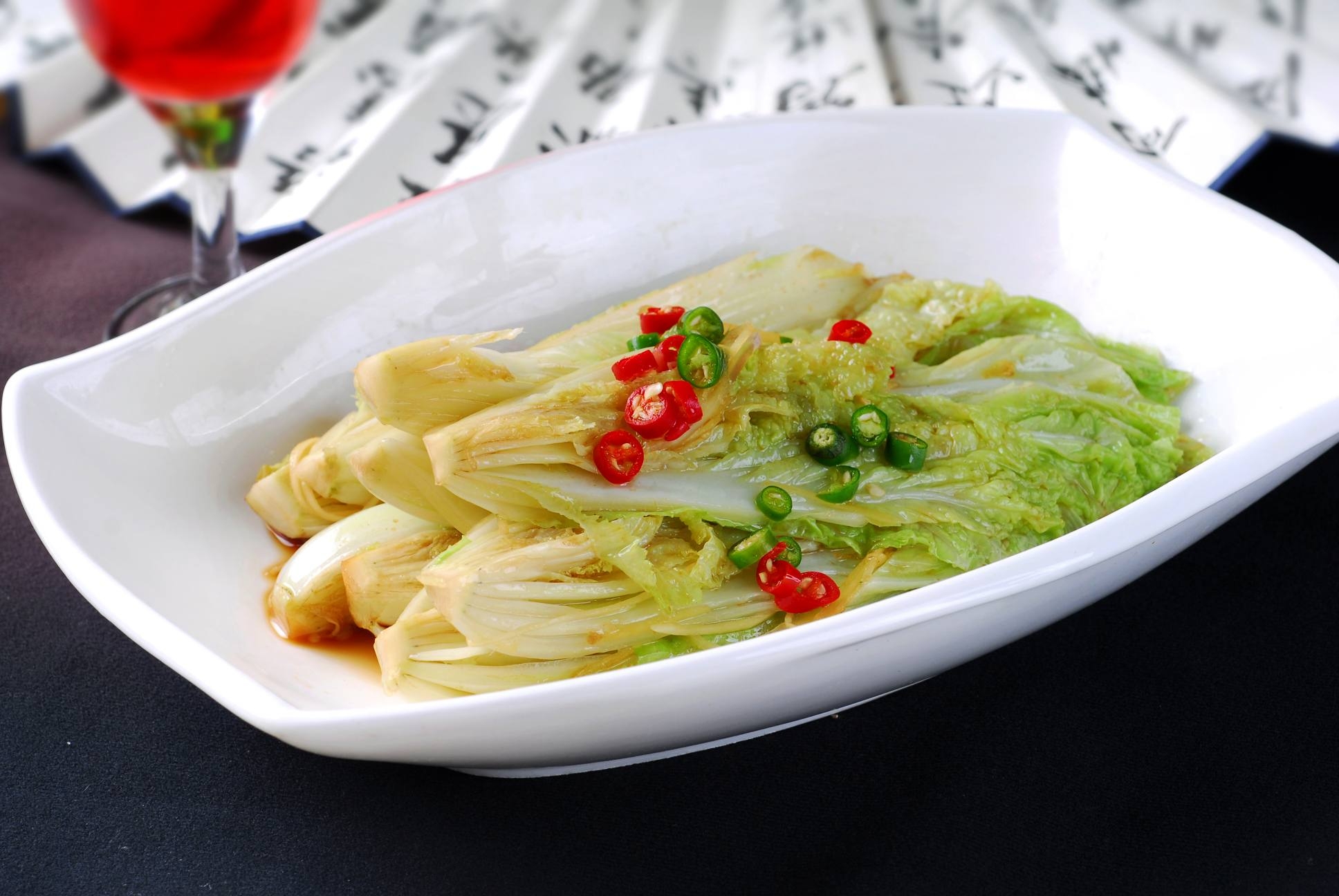 餐饮美食生焗娃娃菜高清图片