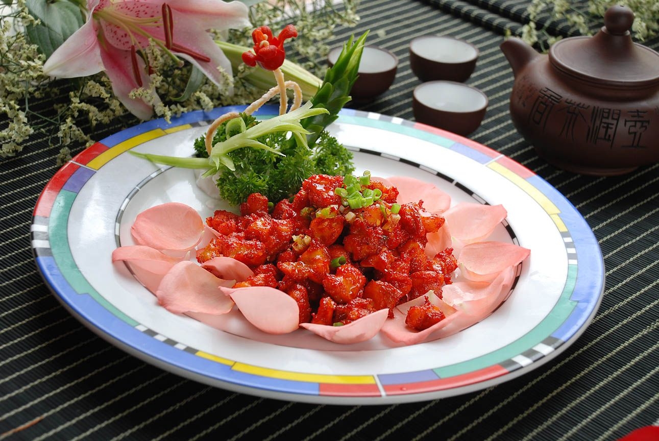 玫瑰跳跳肉高清图片