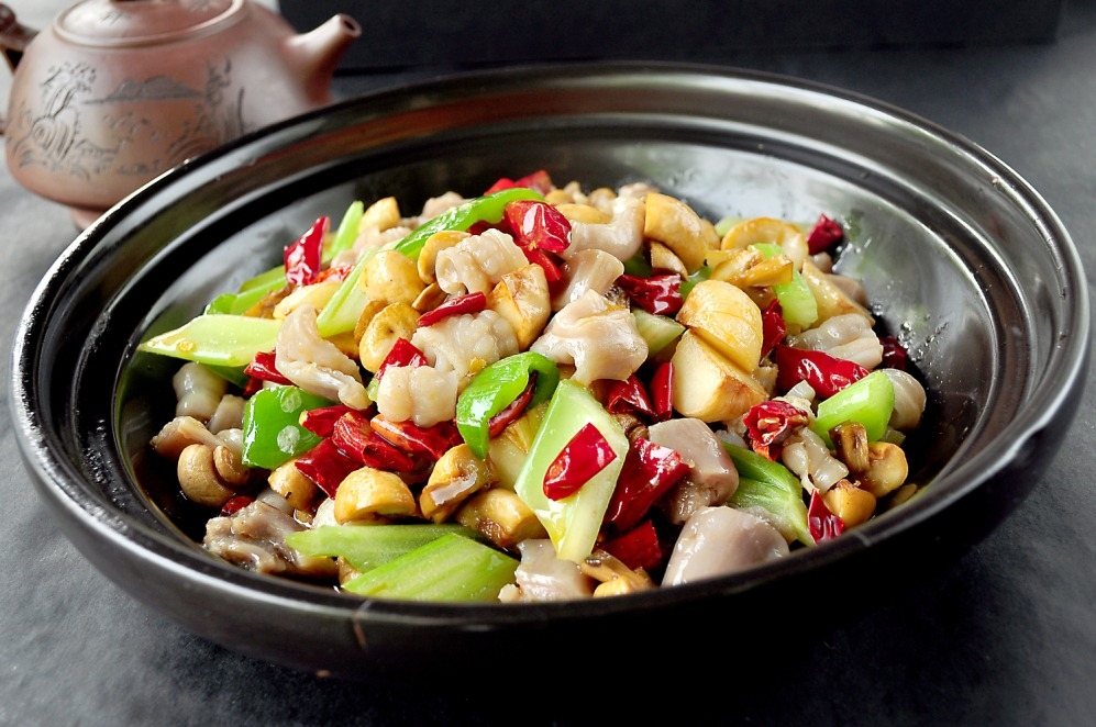 高清图片餐饮美食川菜鲨鱼口蘑鲨鱼肠高清图片724