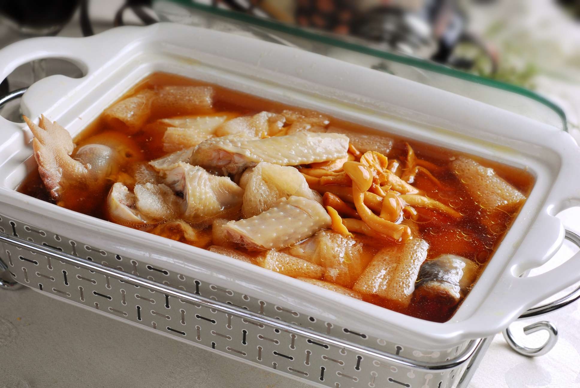 餐饮美食川菜热什菌土鸡汤高清图片690