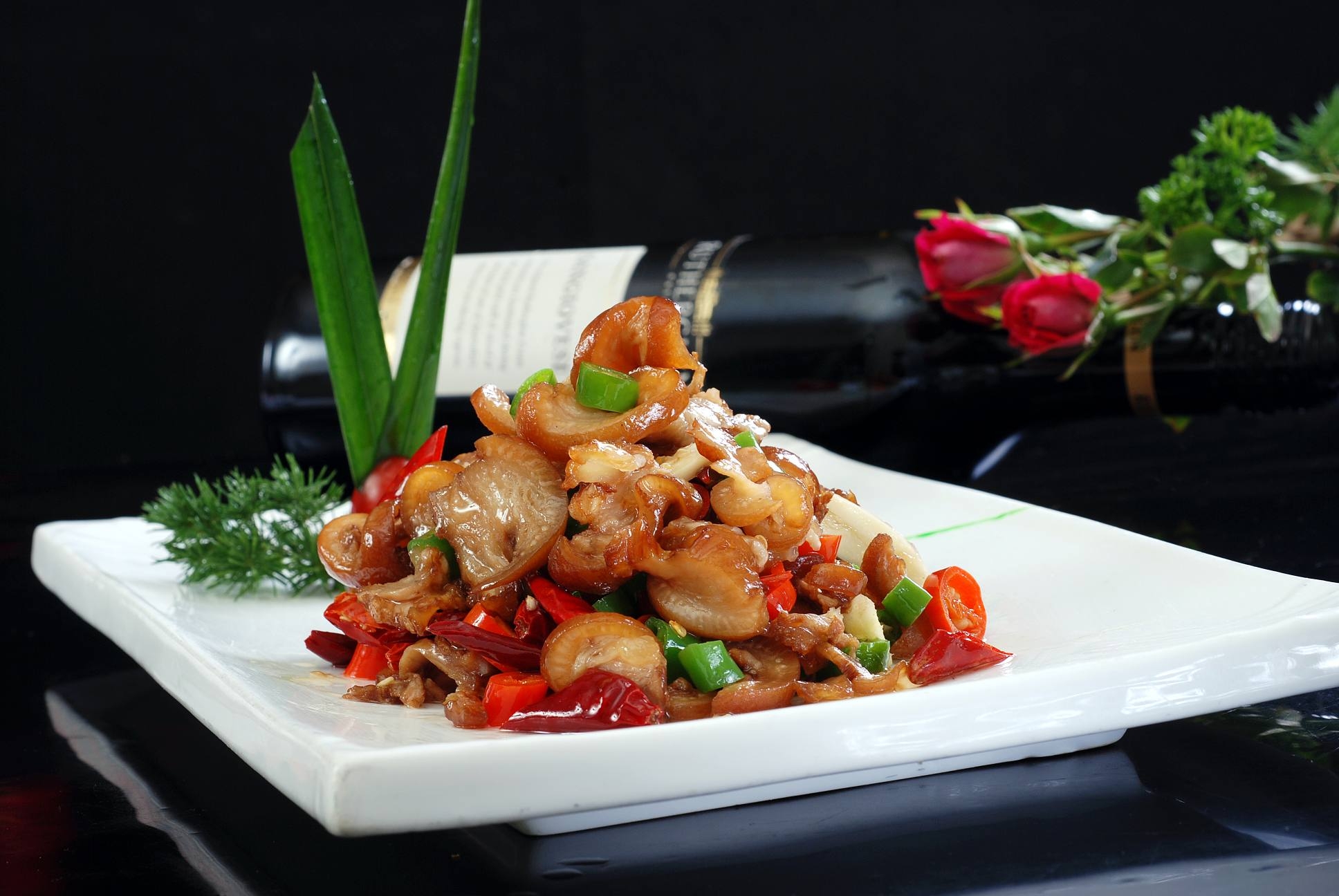 高清图片餐饮美食川菜小炒猪脚皮高清图片919