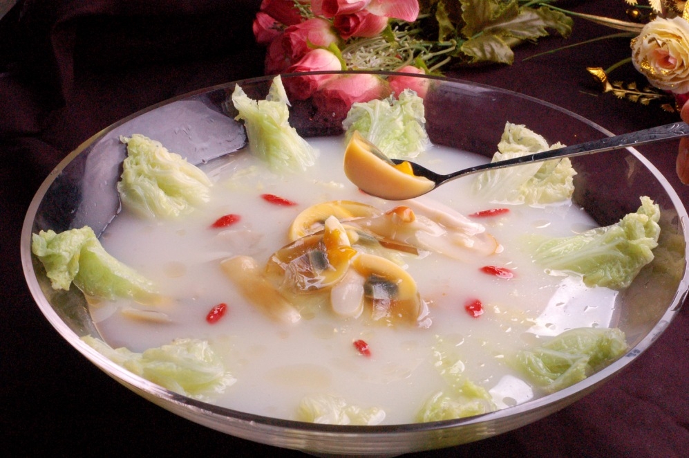 高清图片餐饮美食川菜奶汤娃娃菜高清图片