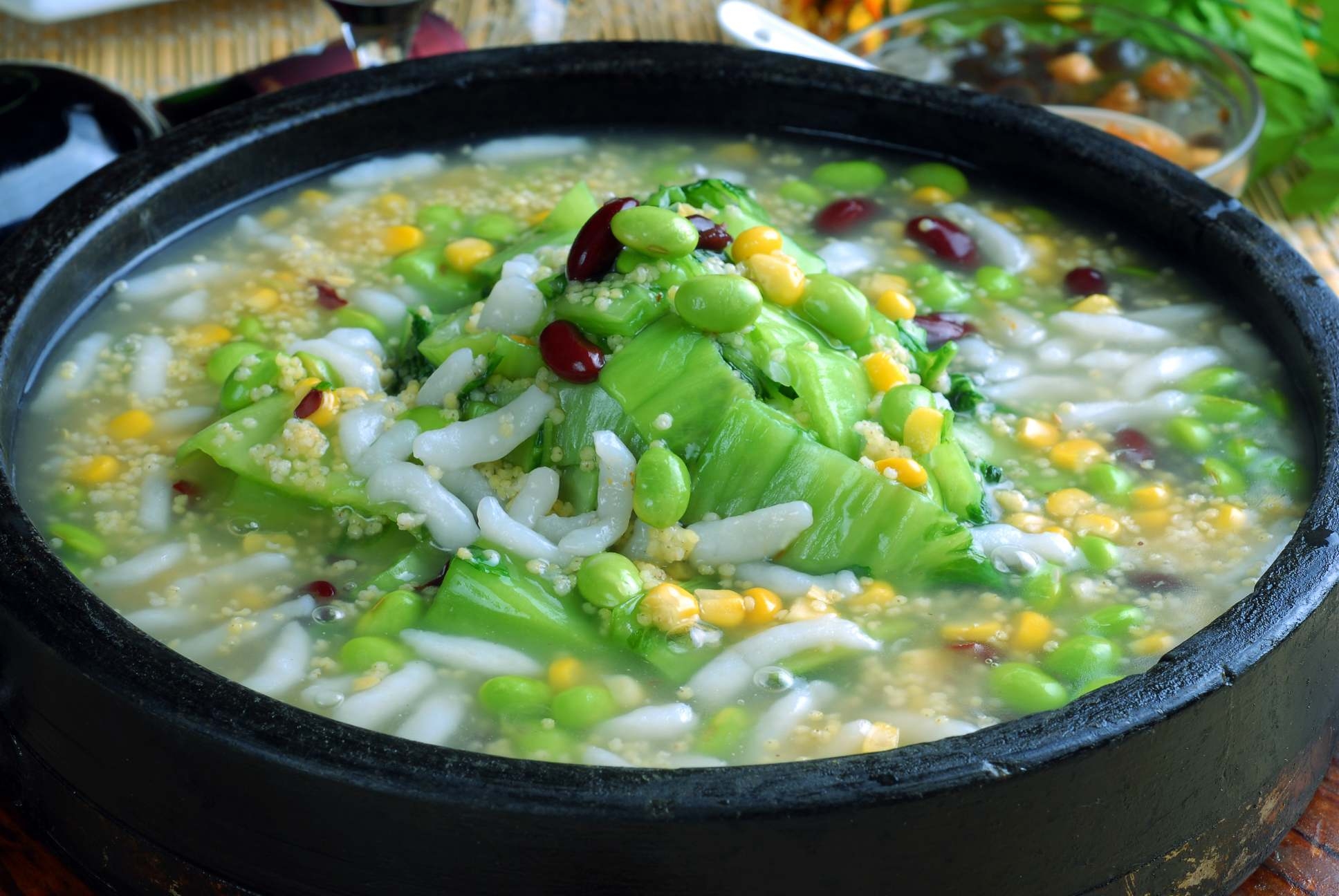 高清图片餐饮美食川菜苦菜鱼米粒高清图片