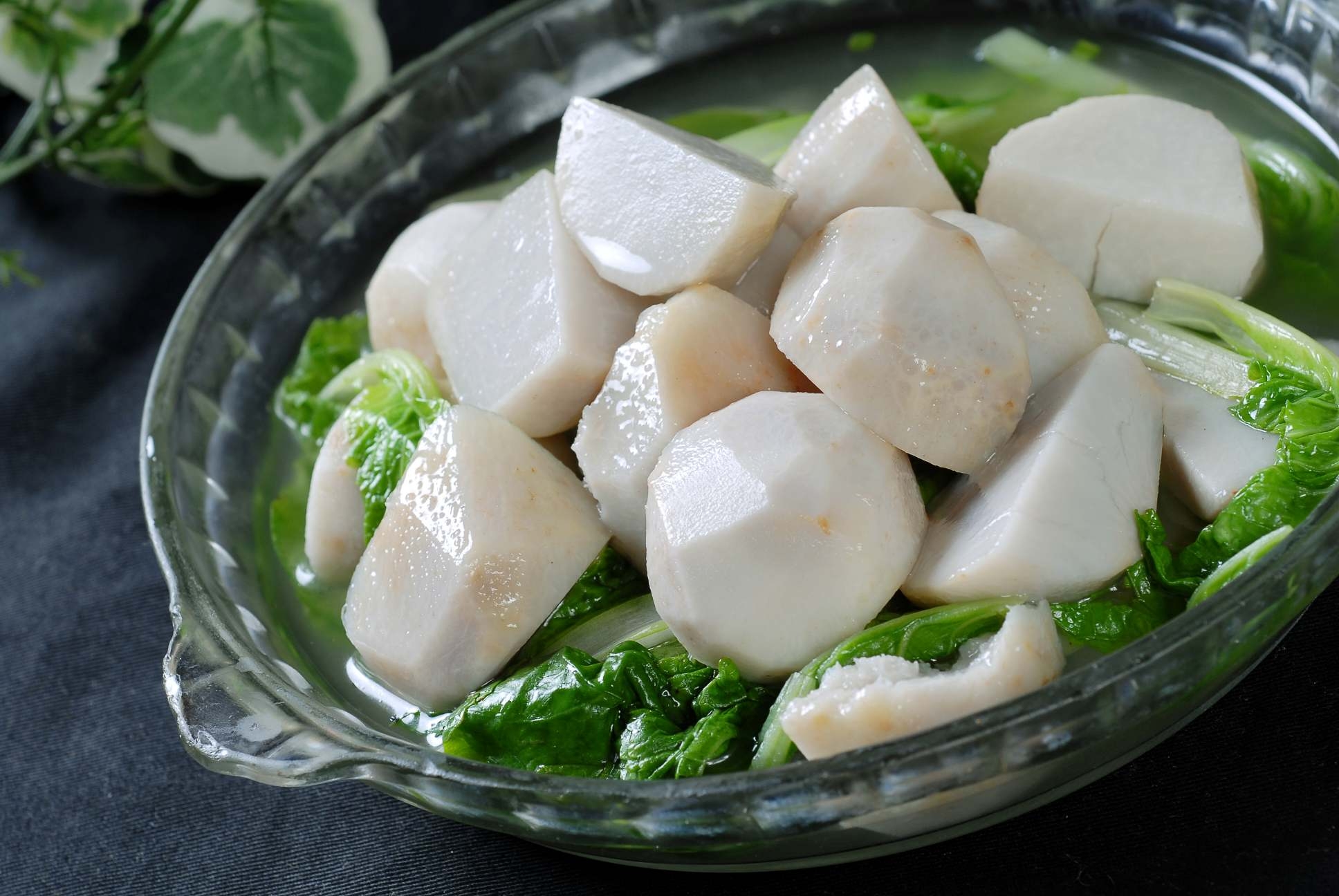 餐饮美食芋儿白菜高清图片