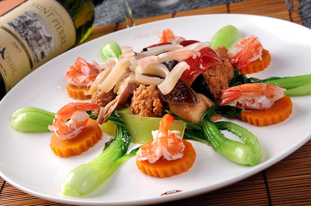 餐饮美食海味全家福宣传图片灯箱