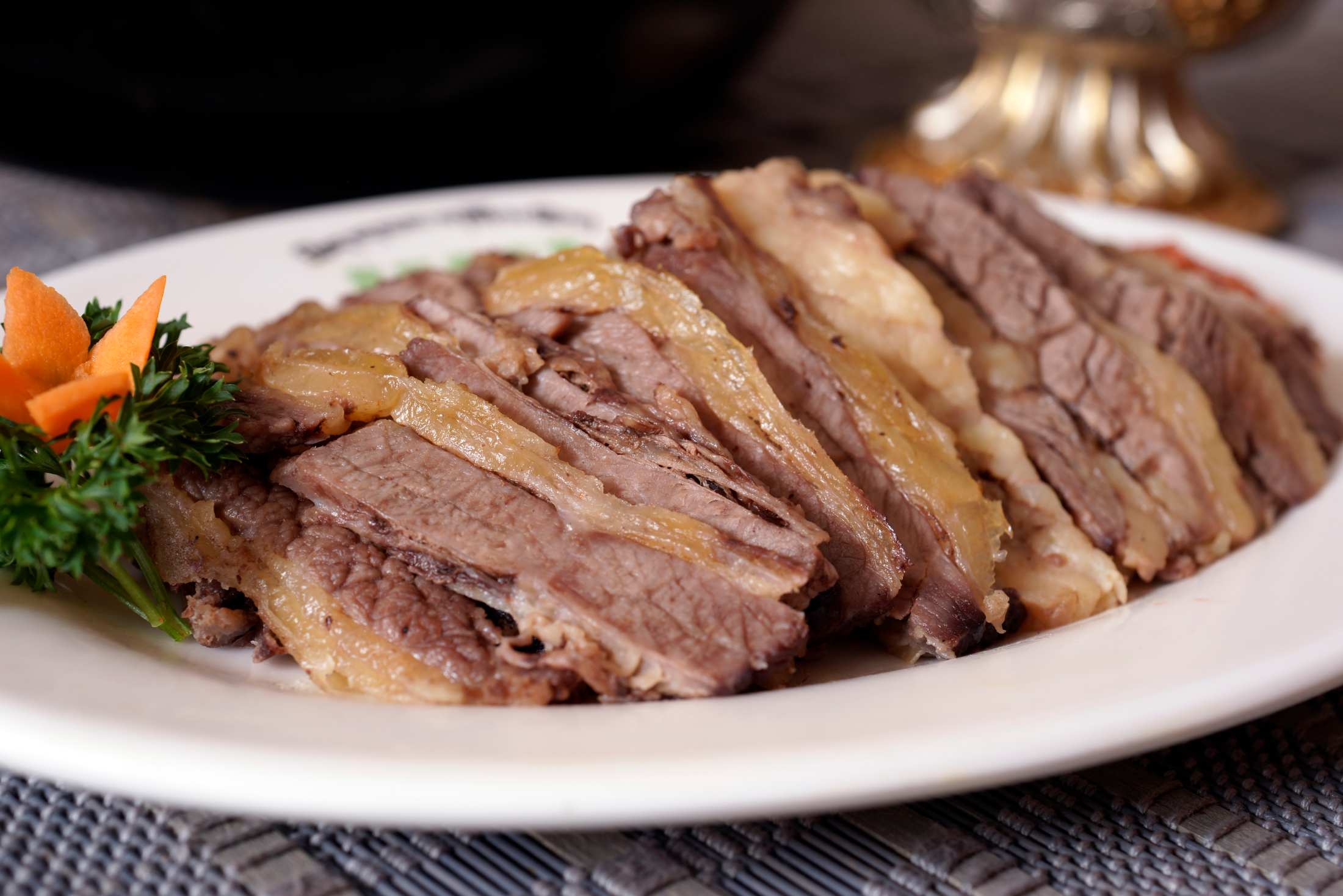 招牌凉椒盐牛肉高清图片