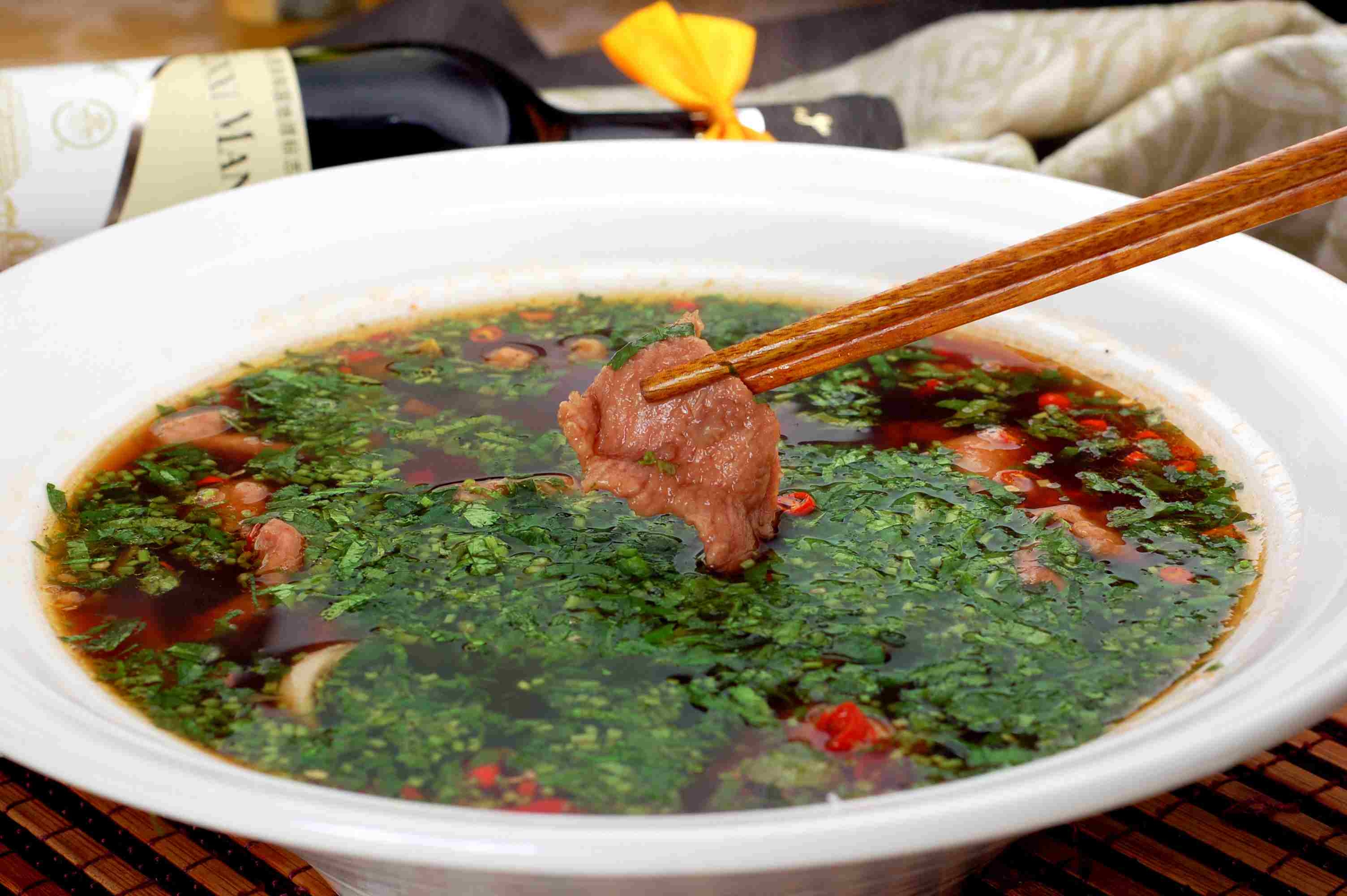 餐饮美食川菜藿香肥牛高清图片286