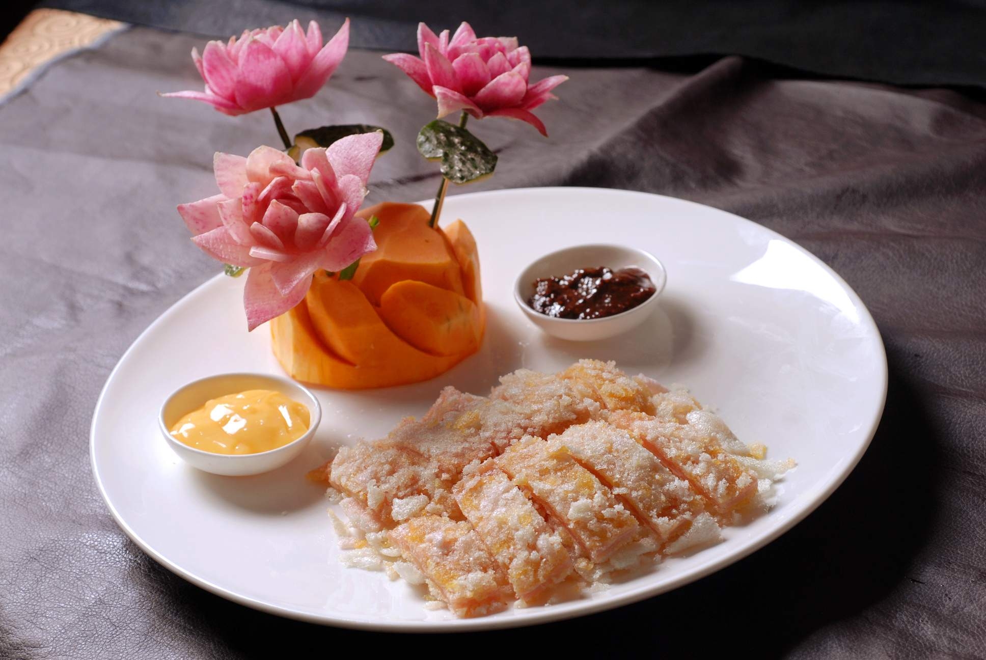 高清图片餐饮美食川菜花式猪排高清图片